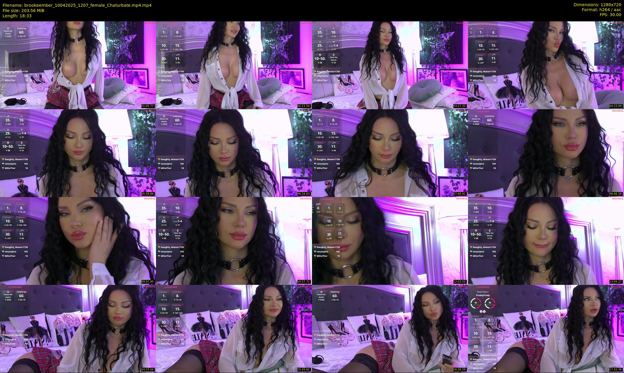 brookeember — 19 minute Chaturbate female cam show recording, 720p, Apr 10, 2025
