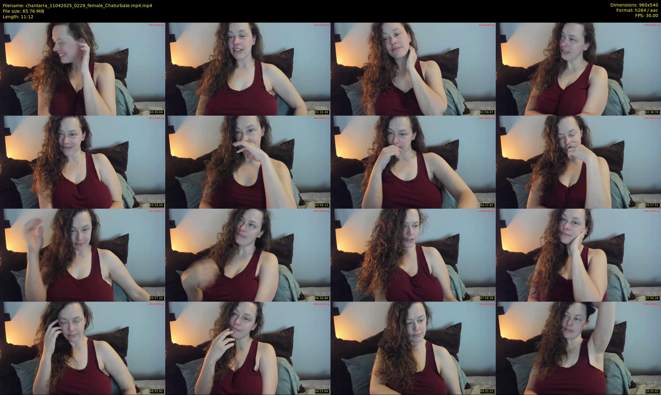chantarra — 12 minute Chaturbate female cam show recording, 480p, Apr 11, 2025