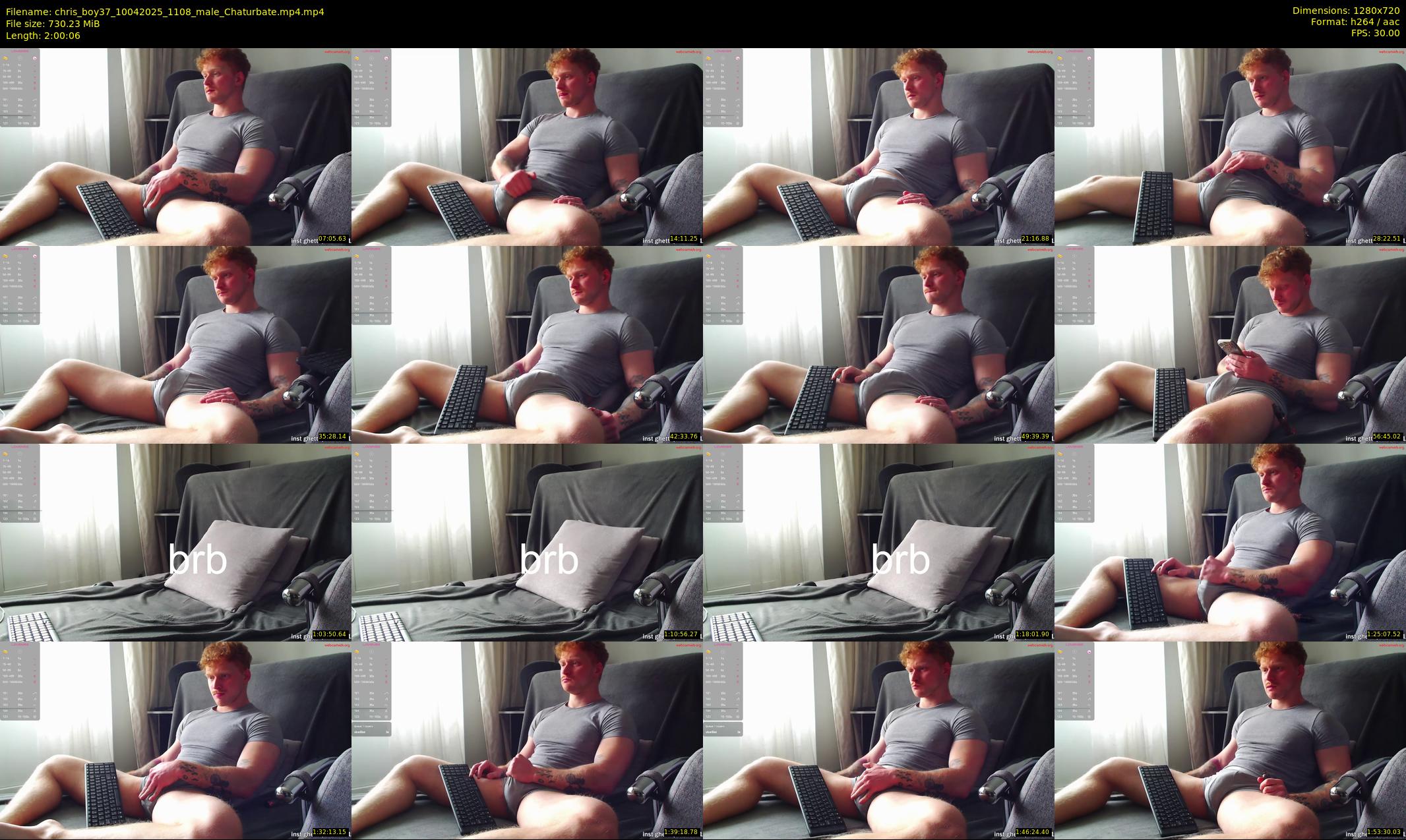 chris_boy37 — 121 minute Chaturbate male cam show recording, 720p, Apr 10, 2025