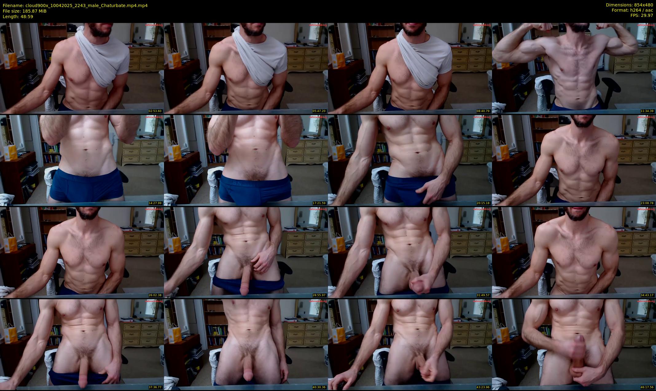 cloud900x — 49 minute Chaturbate male cam show recording, 480p, Apr 10, 2025