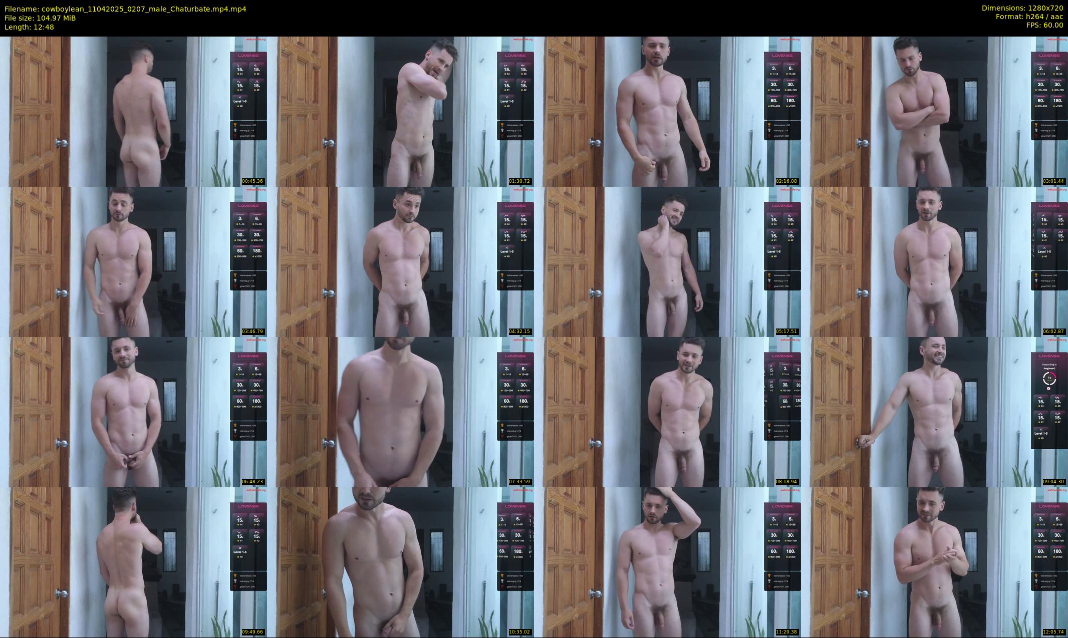 cowboylean — 13 minute Chaturbate male cam show recording, 720p, Apr 11, 2025