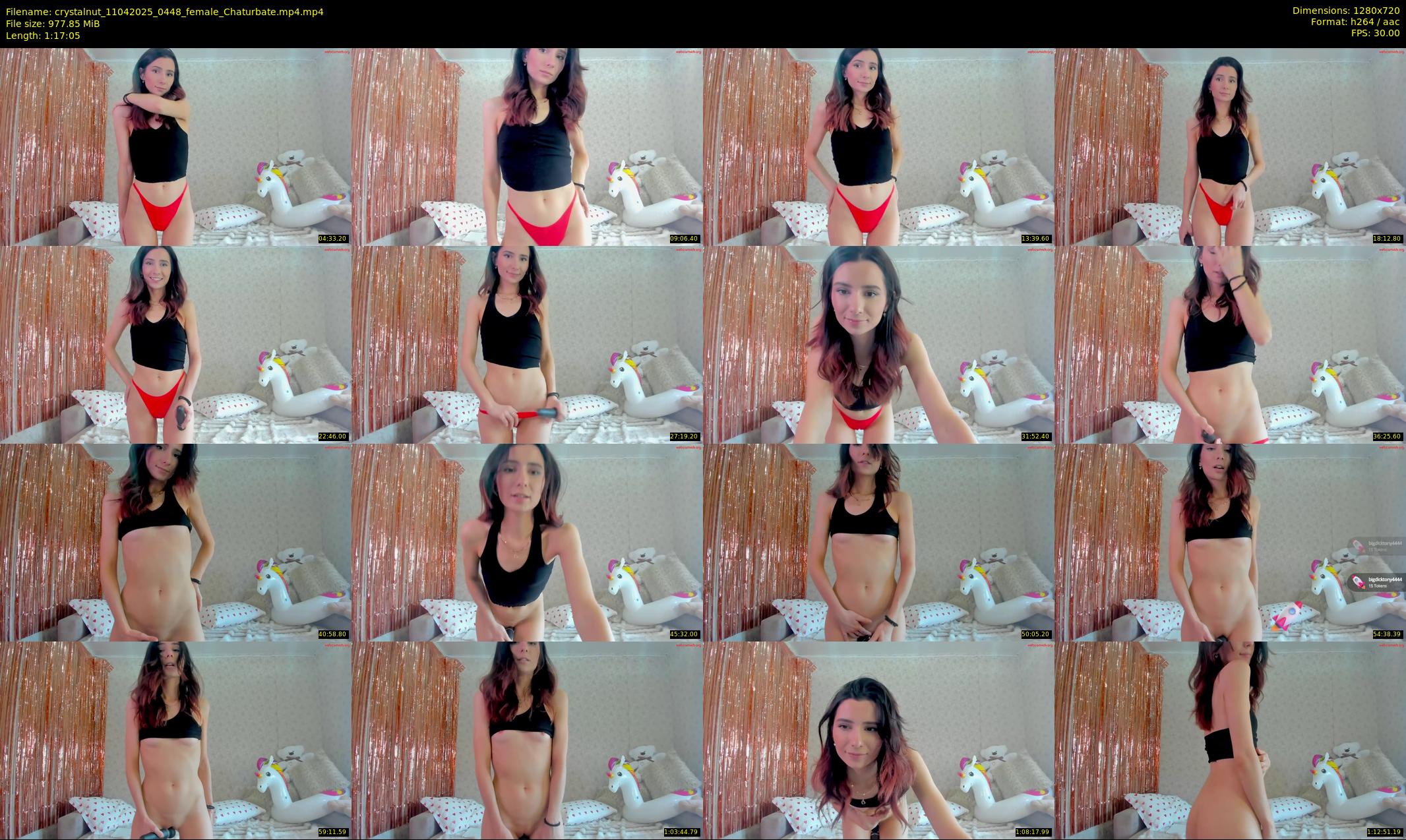 crystalnut — 78 minute Chaturbate female cam show recording, 720p, Apr 11, 2025