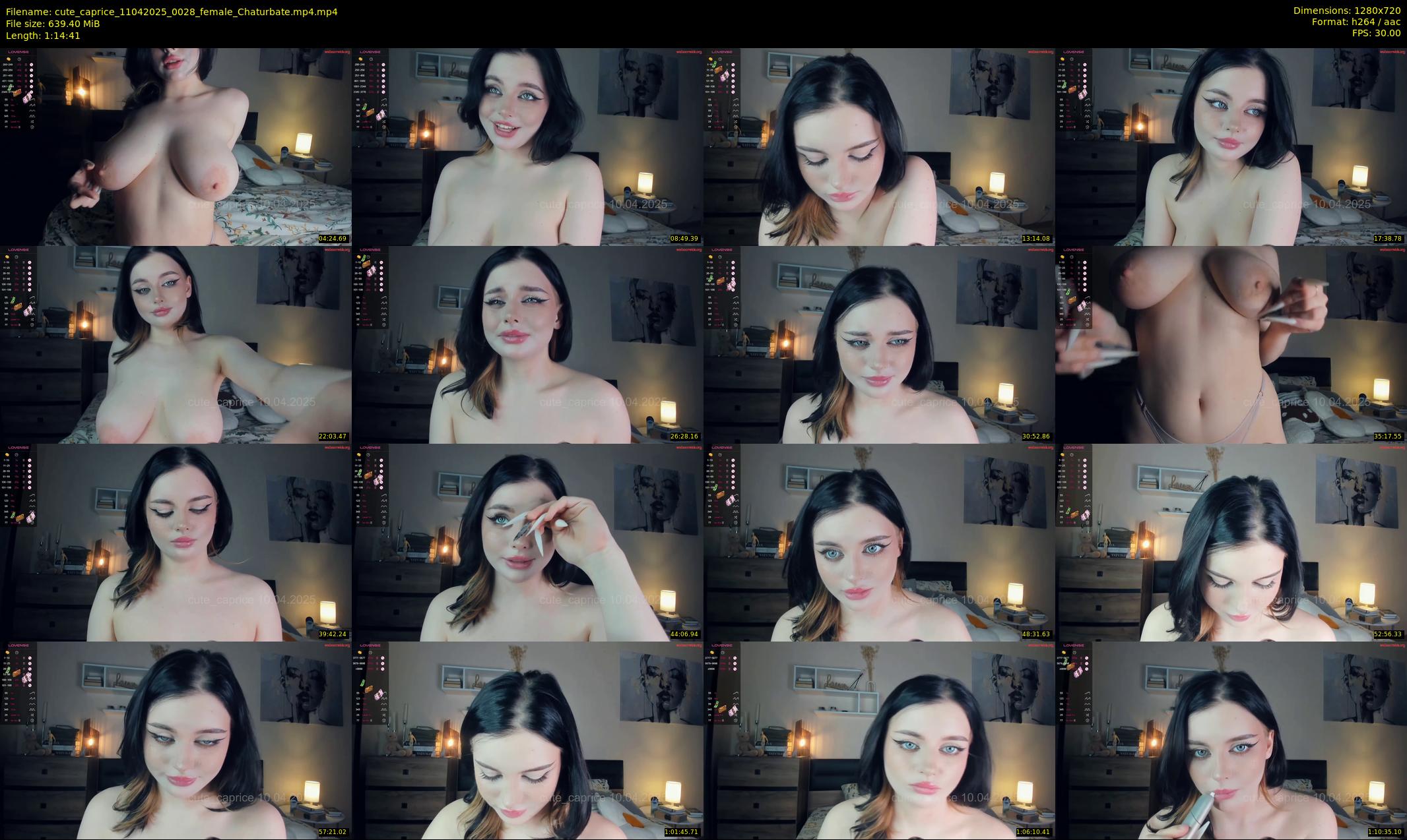 cute_caprice — 75 minute Chaturbate female cam show recording, 720p, Apr 11, 2025