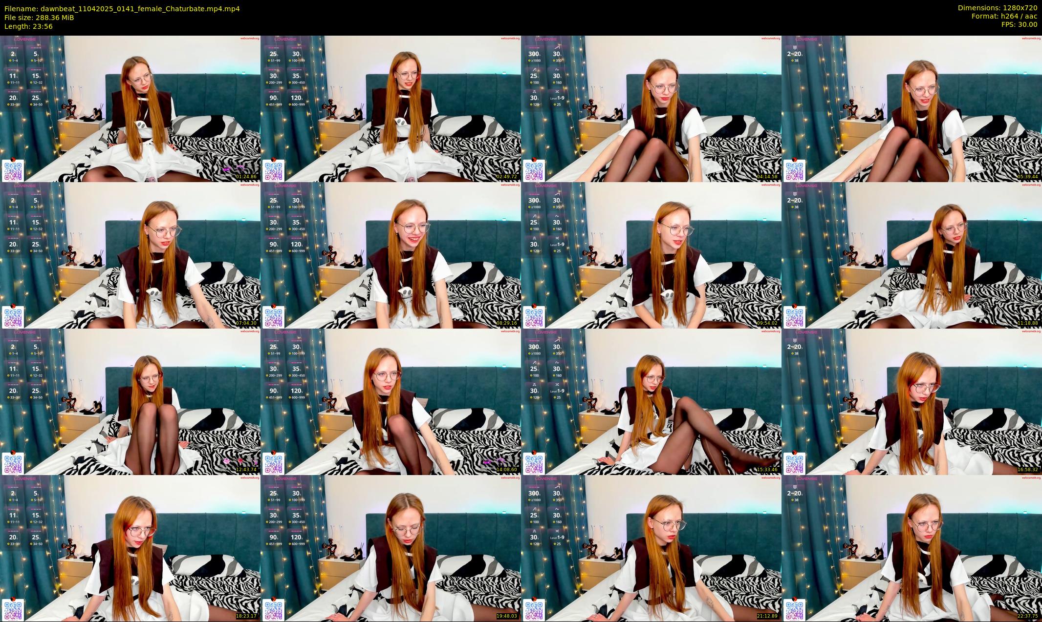 dawnbeat — 24 minute Chaturbate female cam show recording, 720p, Apr 11, 2025