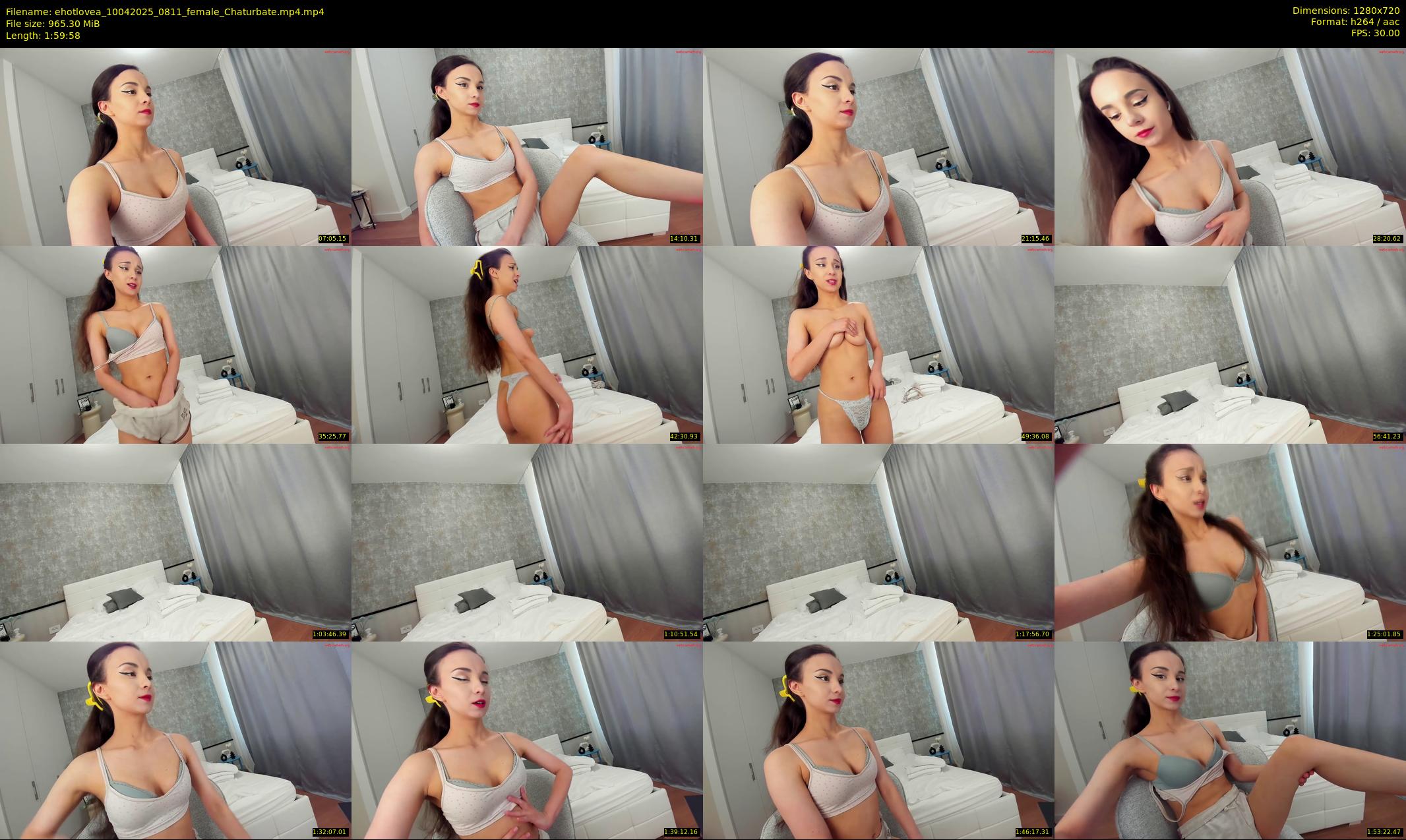 ehotlovea — 120 minute Chaturbate female cam show recording, 720p, Apr 10, 2025