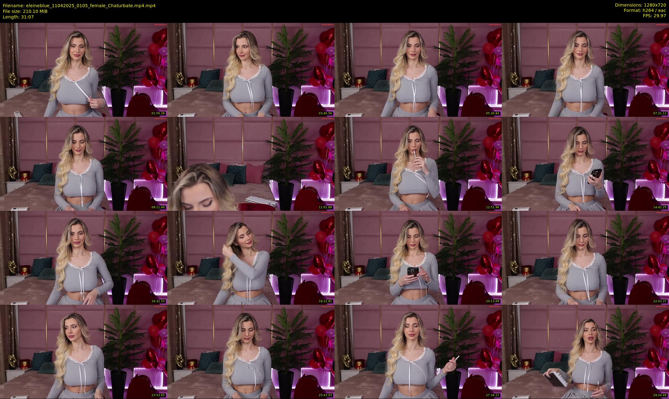 eleineblue — 32 minute Chaturbate female cam show recording, 720p, Apr 11, 2025