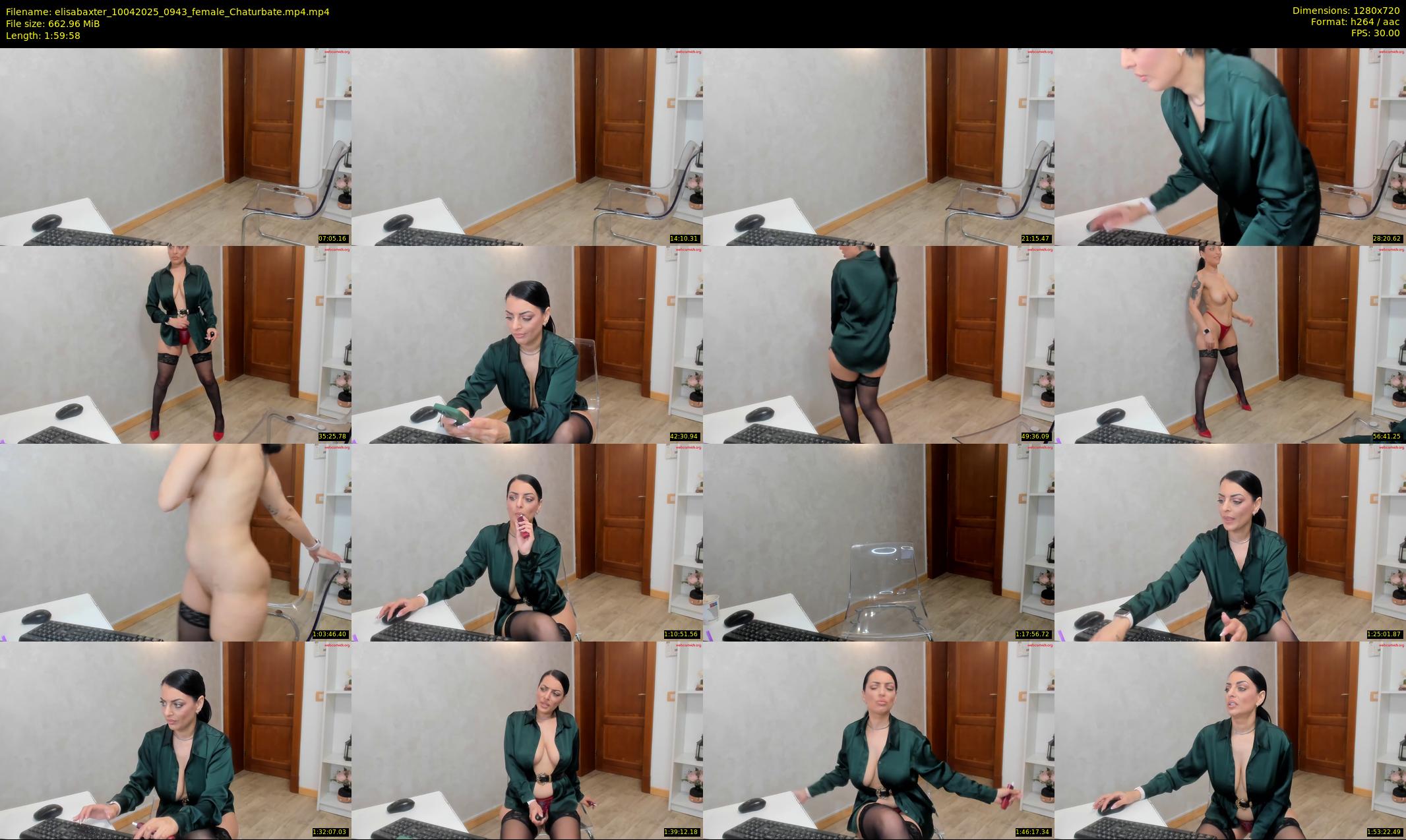 elisabaxter — 120 minute Chaturbate female cam show recording, 720p, Apr 10, 2025