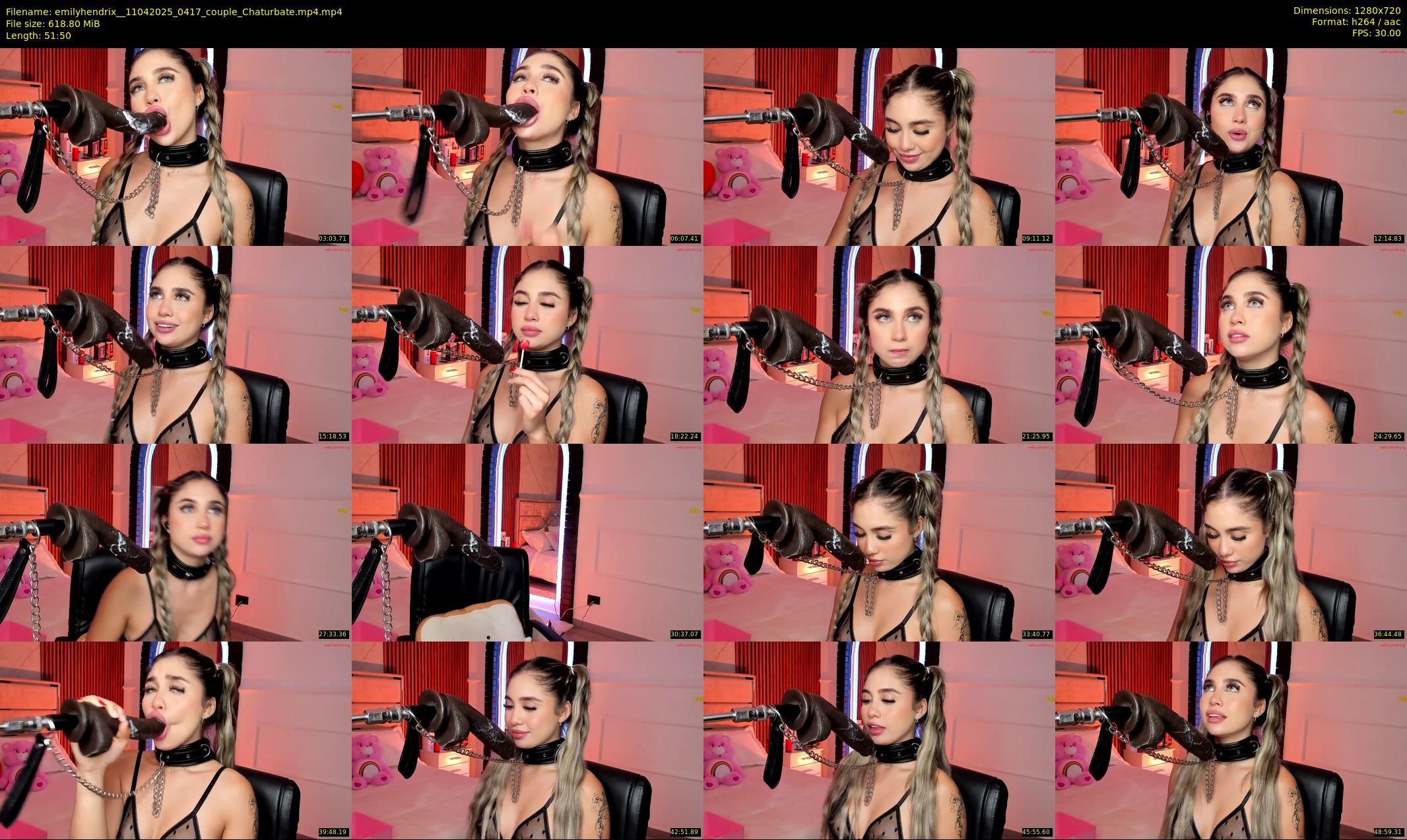 emilyhendrix_ — 52 minute Chaturbate couple cam show recording, 720p, Apr 11, 2025