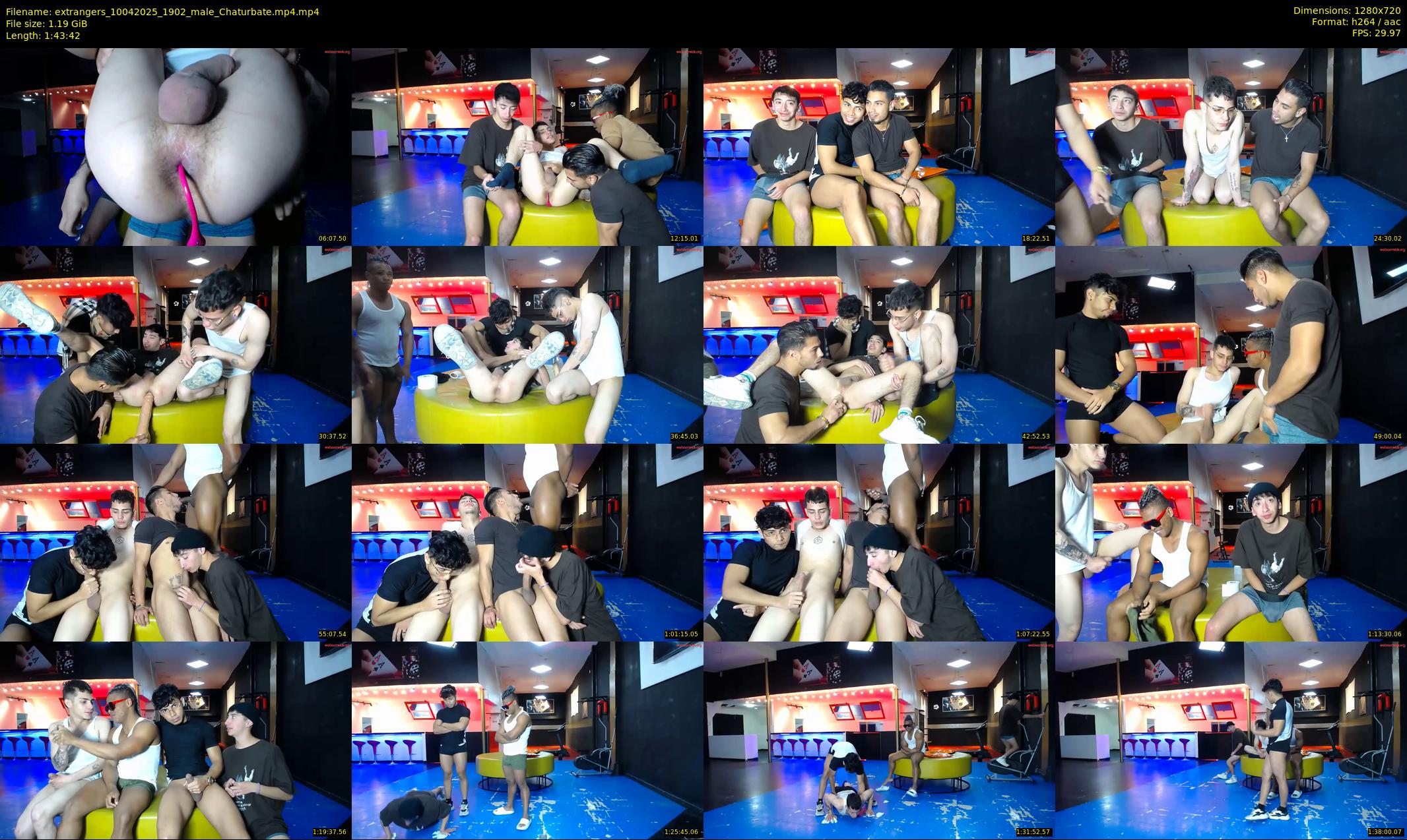 extrangers — 104 minute Chaturbate male cam show recording, 720p, Apr 10, 2025