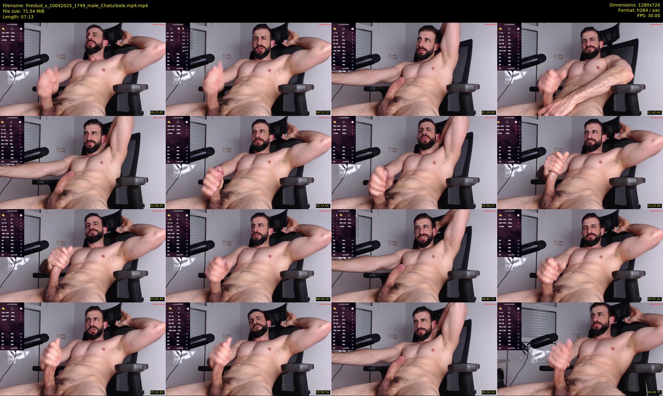 firestud_x — 8 minute Chaturbate male cam show recording, 720p, Apr 10, 2025