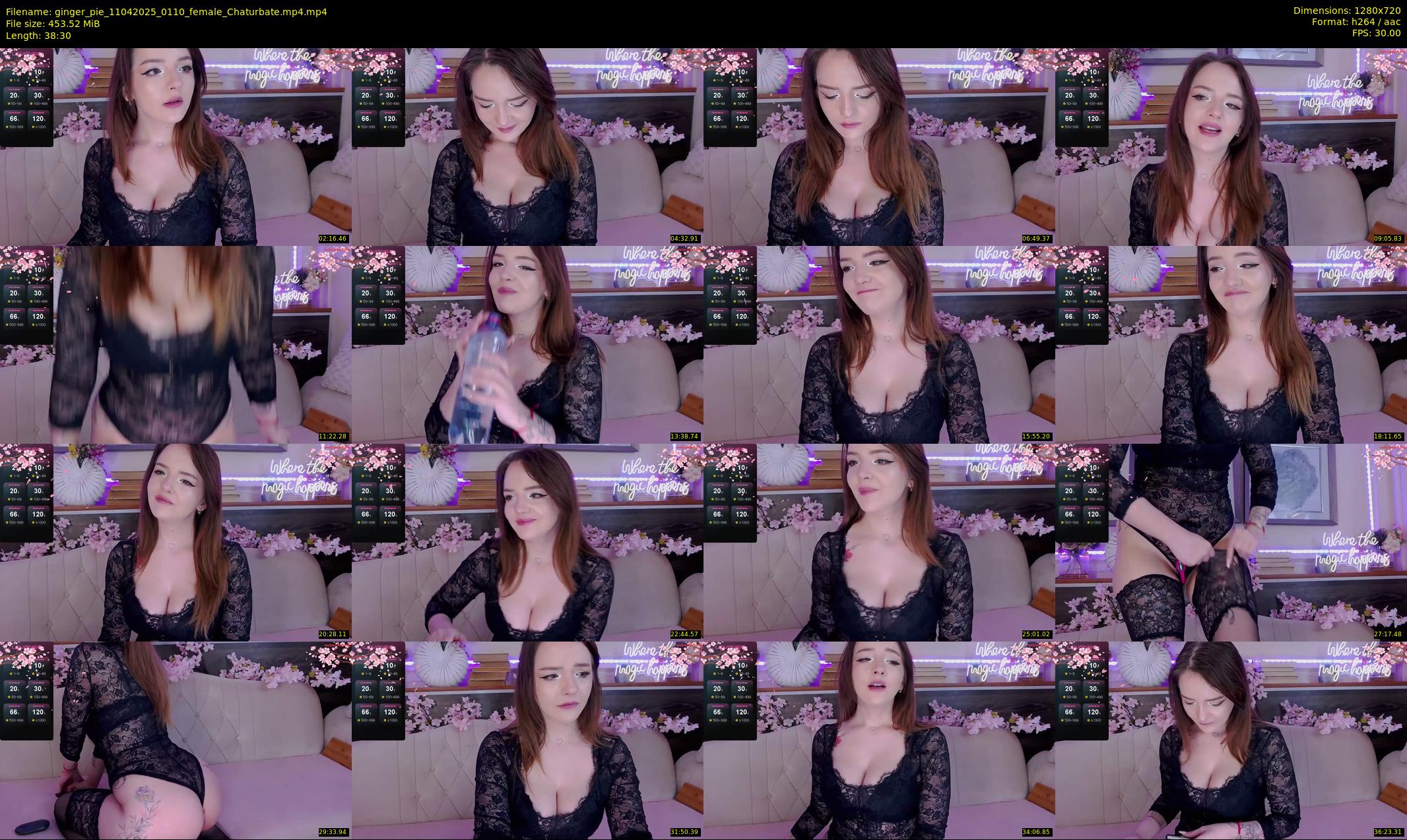 ginger_pie — 39 minute Chaturbate female cam show recording, 720p, Apr 11, 2025
