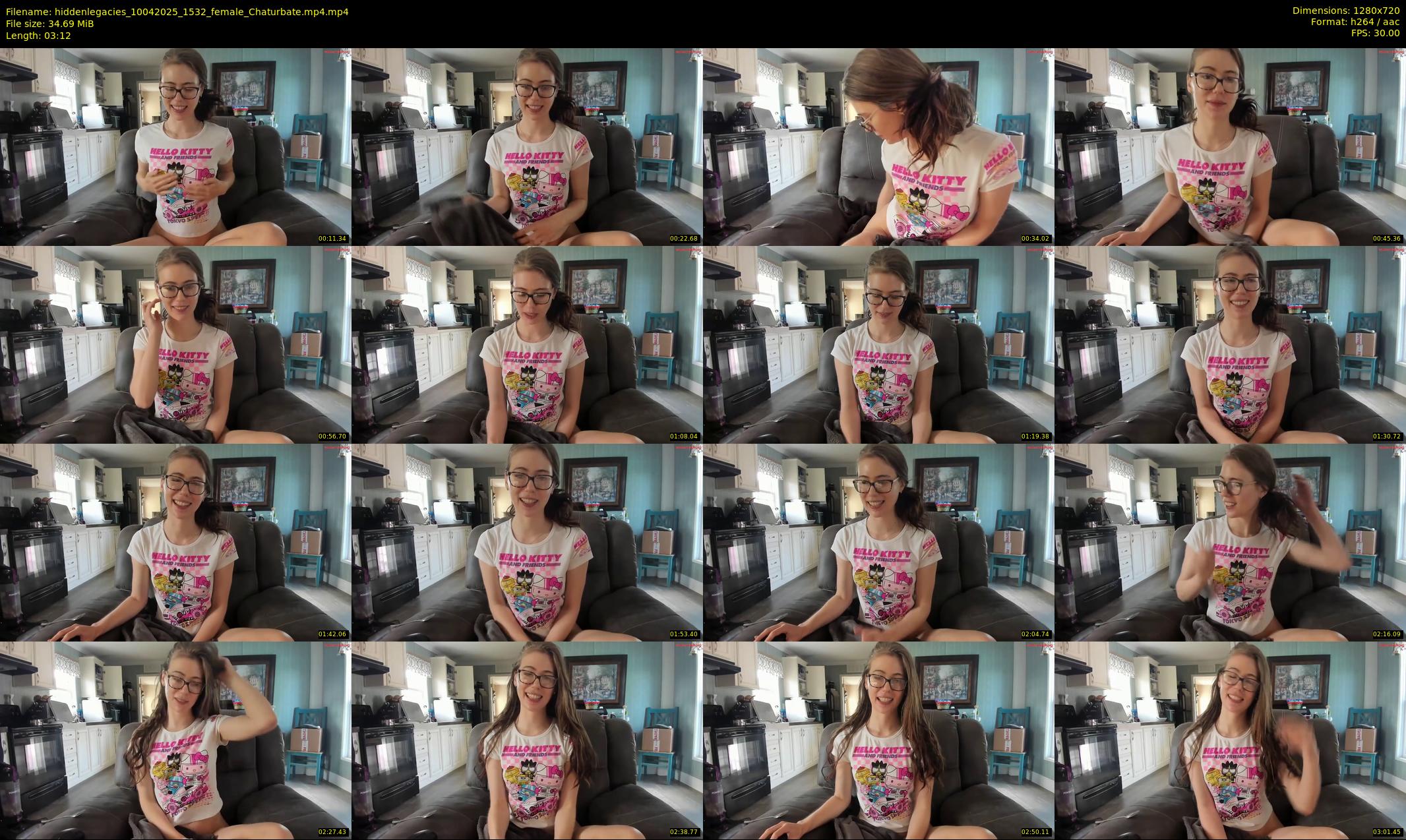 hiddenlegacies — 4 minute Chaturbate female cam show recording, 720p, Apr 10, 2025