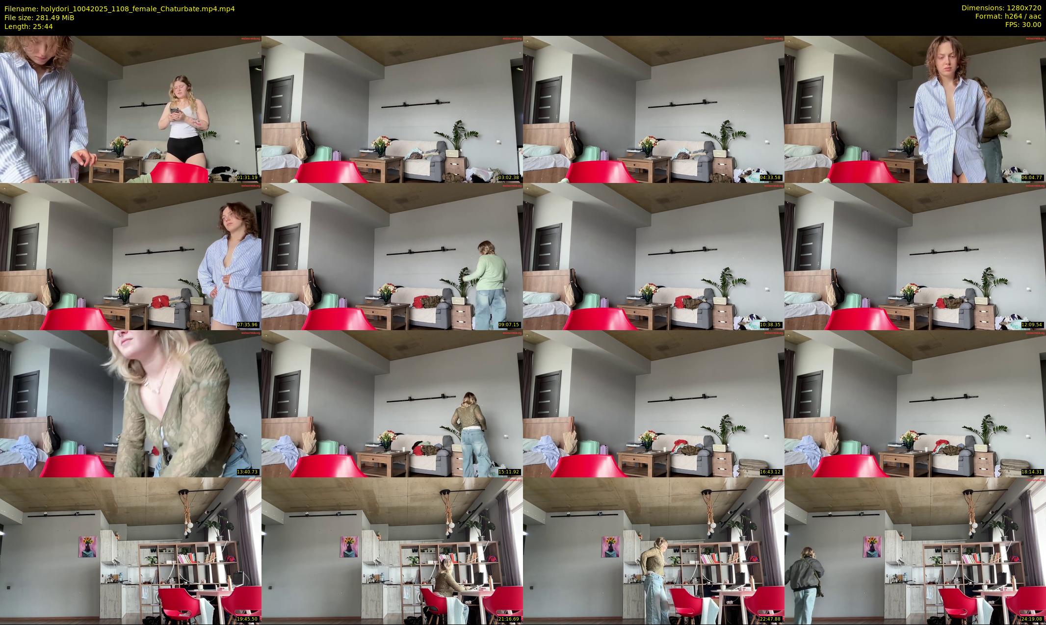 holydori — 26 minute Chaturbate female cam show recording, 720p, Apr 10, 2025