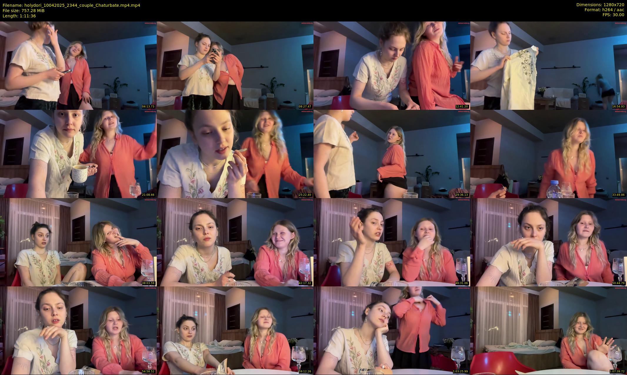 holydori — 72 minute Chaturbate female cam show recording, 720p, Apr 10, 2025