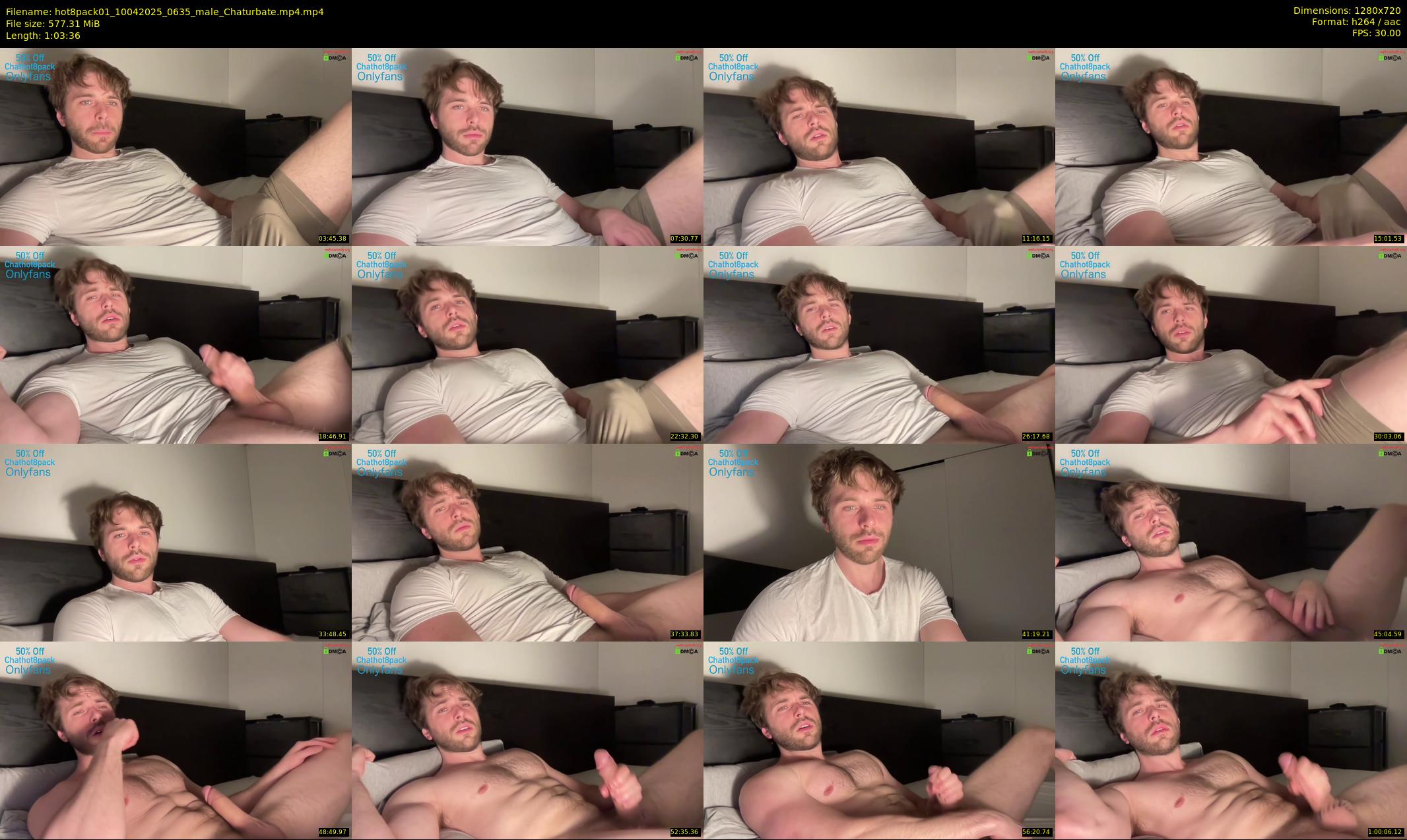 hot8pack01 — 64 minute Chaturbate male cam show recording, 720p, Apr 10, 2025