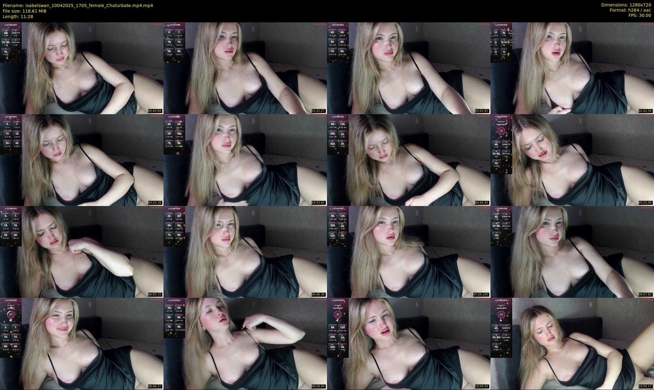 isabelswan — 12 minute Chaturbate female cam show recording, 720p, Apr 10, 2025