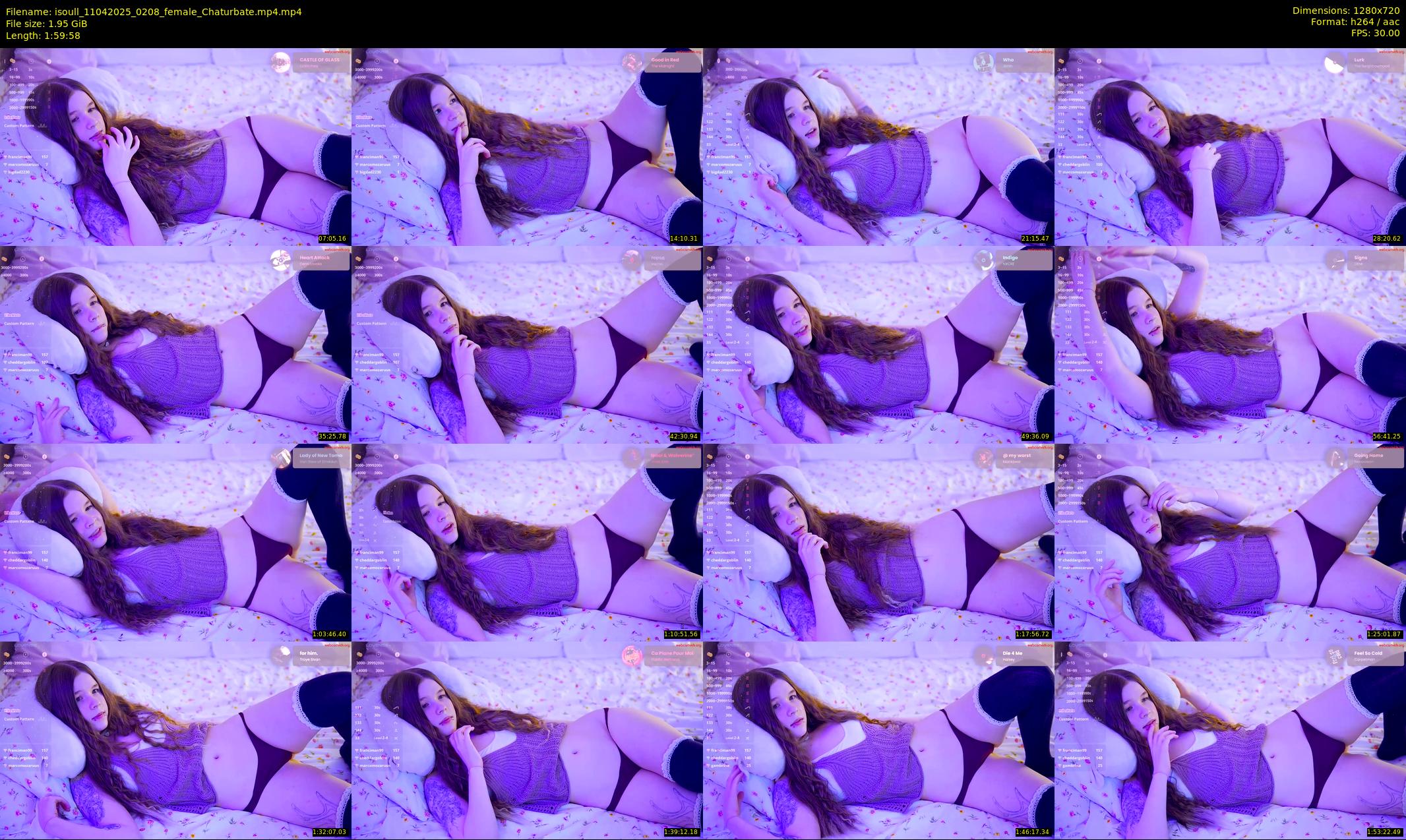 isoull — 120 minute Chaturbate female cam show recording, 720p, Apr 11, 2025