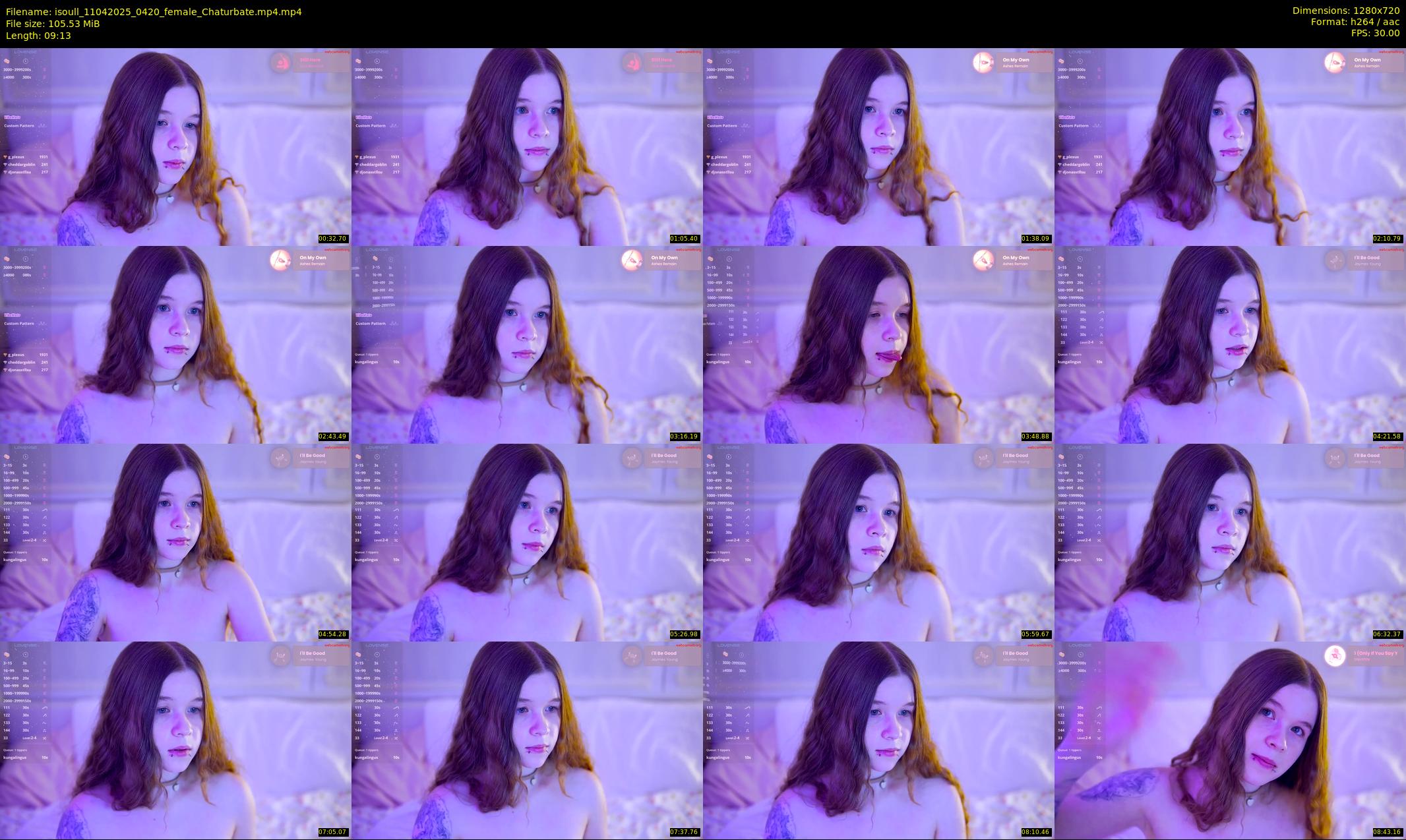 isoull — 10 minute Chaturbate female cam show recording, 720p, Apr 11, 2025