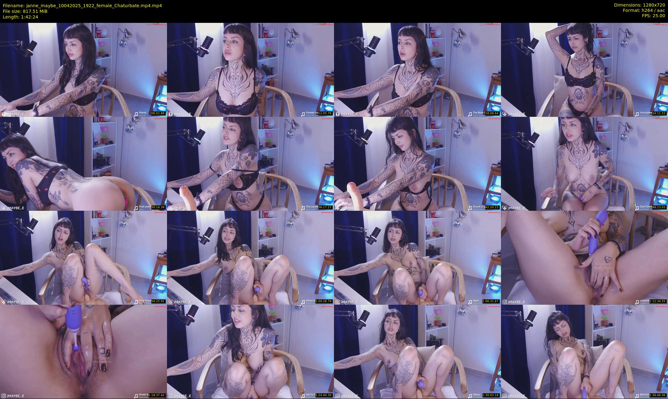 janne_maybe — 103 minute Chaturbate female cam show recording, 720p, Apr 10, 2025