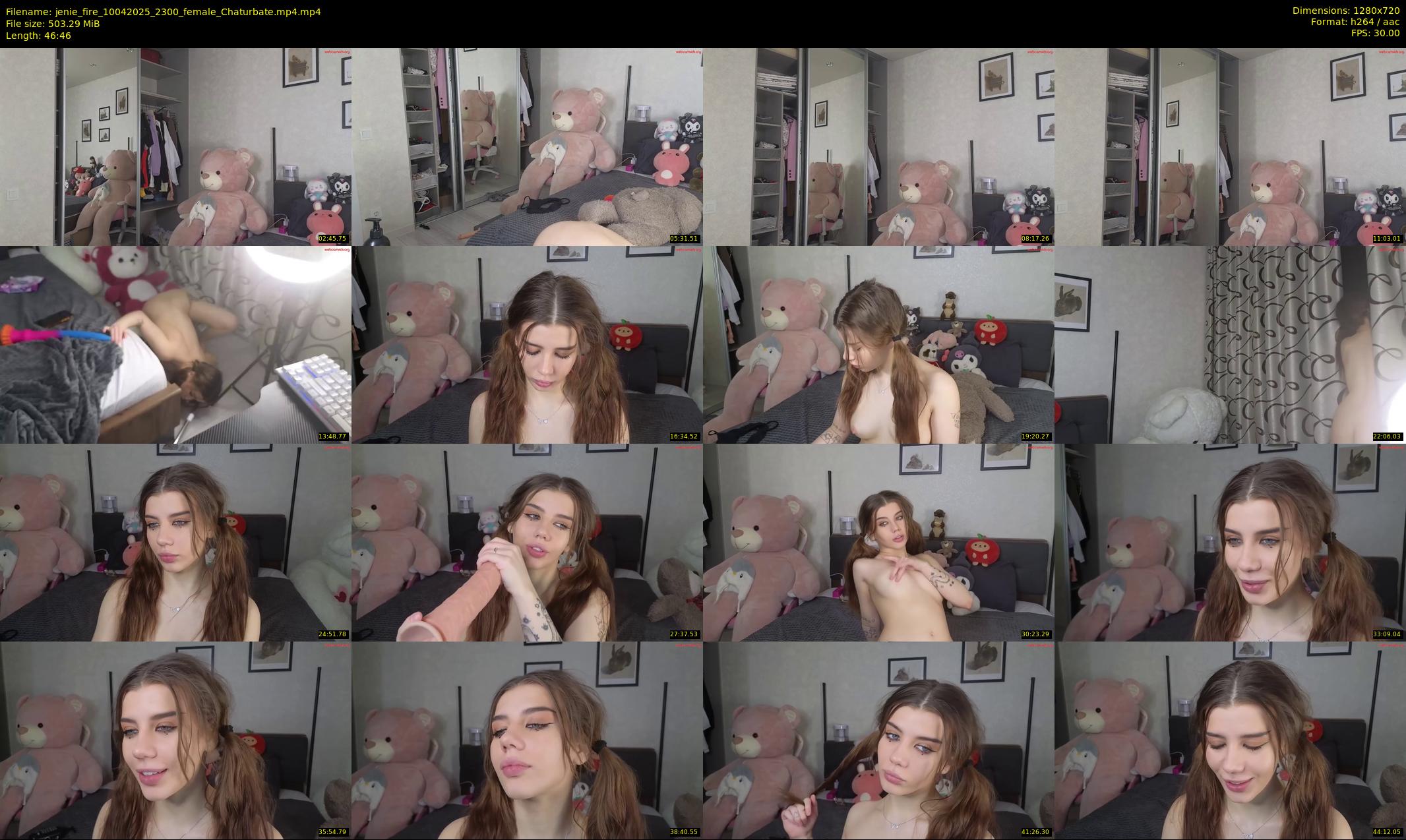 jenie_fire — 47 minute Chaturbate female cam show recording, 720p, Apr 10, 2025