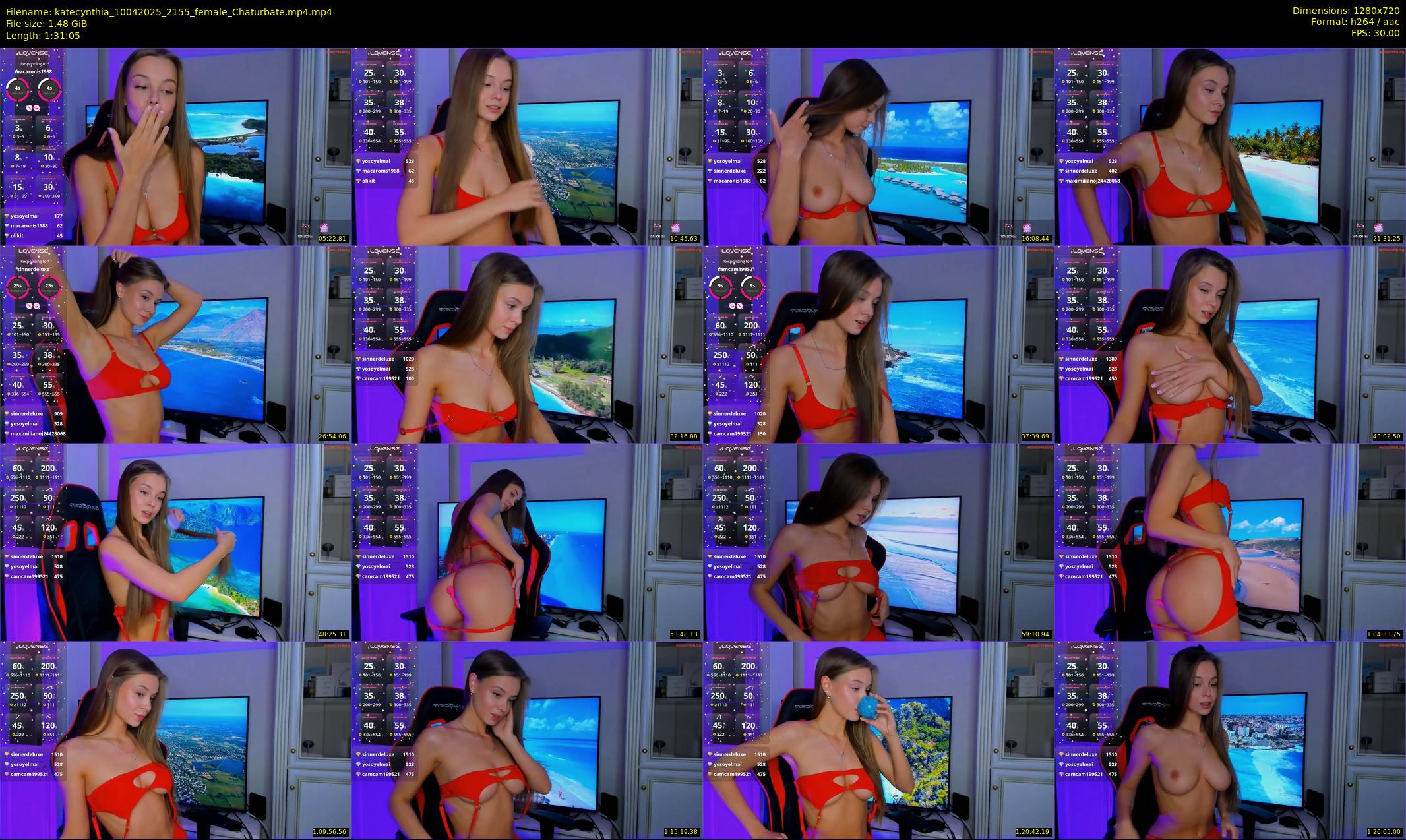 katecynthia — 92 minute Chaturbate female cam show recording, 720p, Apr 10, 2025