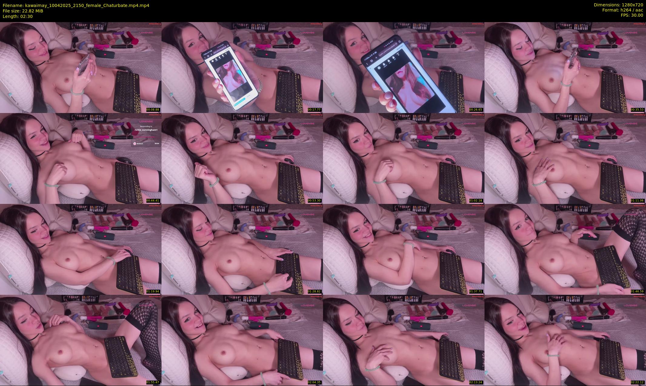 kawaimay — 3 minute Chaturbate female cam show recording, 720p, Apr 10, 2025