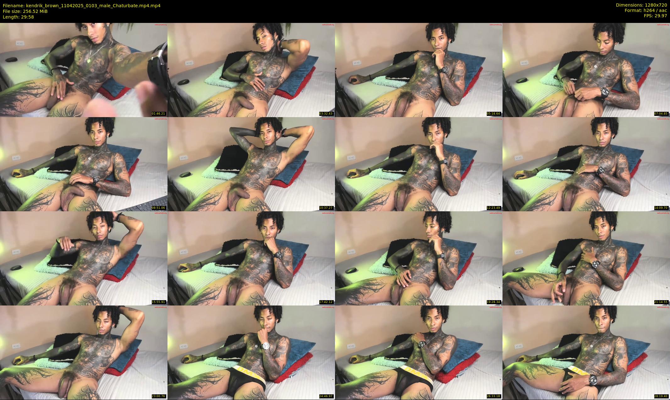 kendrik_brown — 30 minute Chaturbate male cam show recording, 720p, Apr 11, 2025