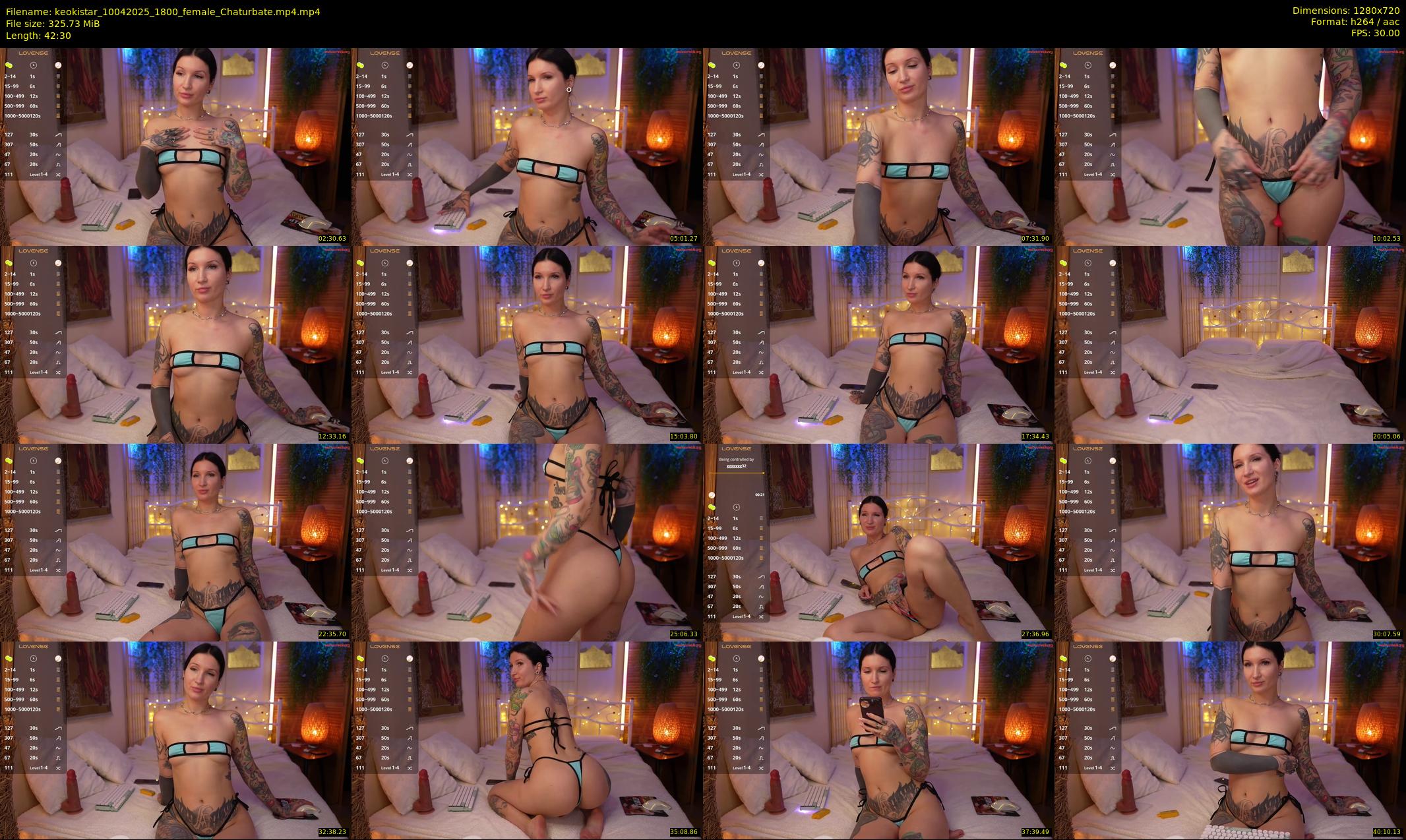 keokistar — 43 minute Chaturbate female cam show recording, 720p, Apr 10, 2025