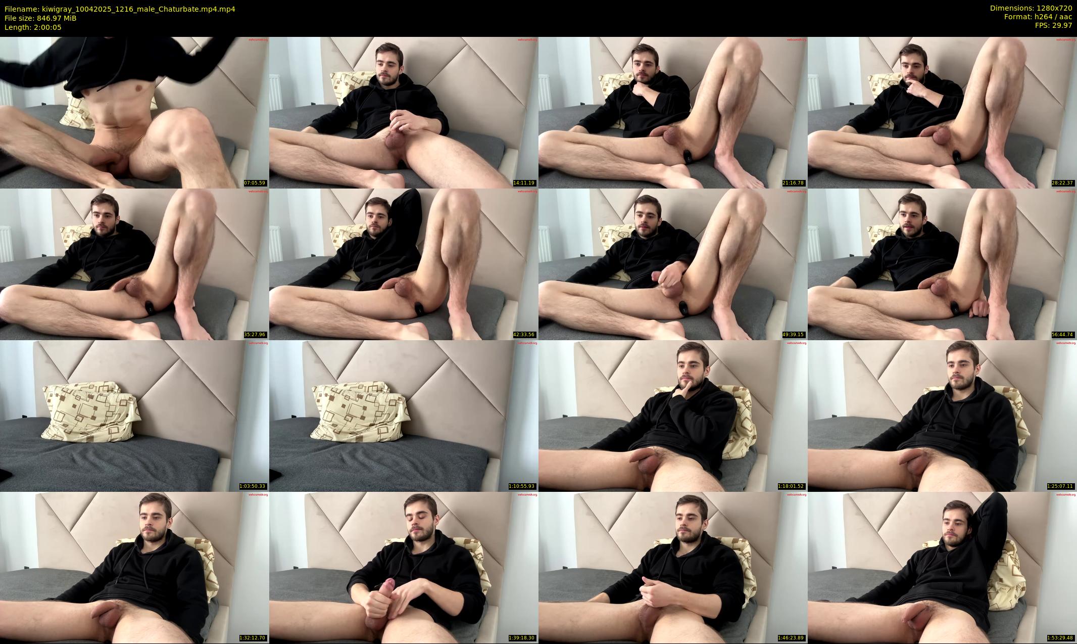 kiwigray — 121 minute Chaturbate male cam show recording, 720p, Apr 10, 2025