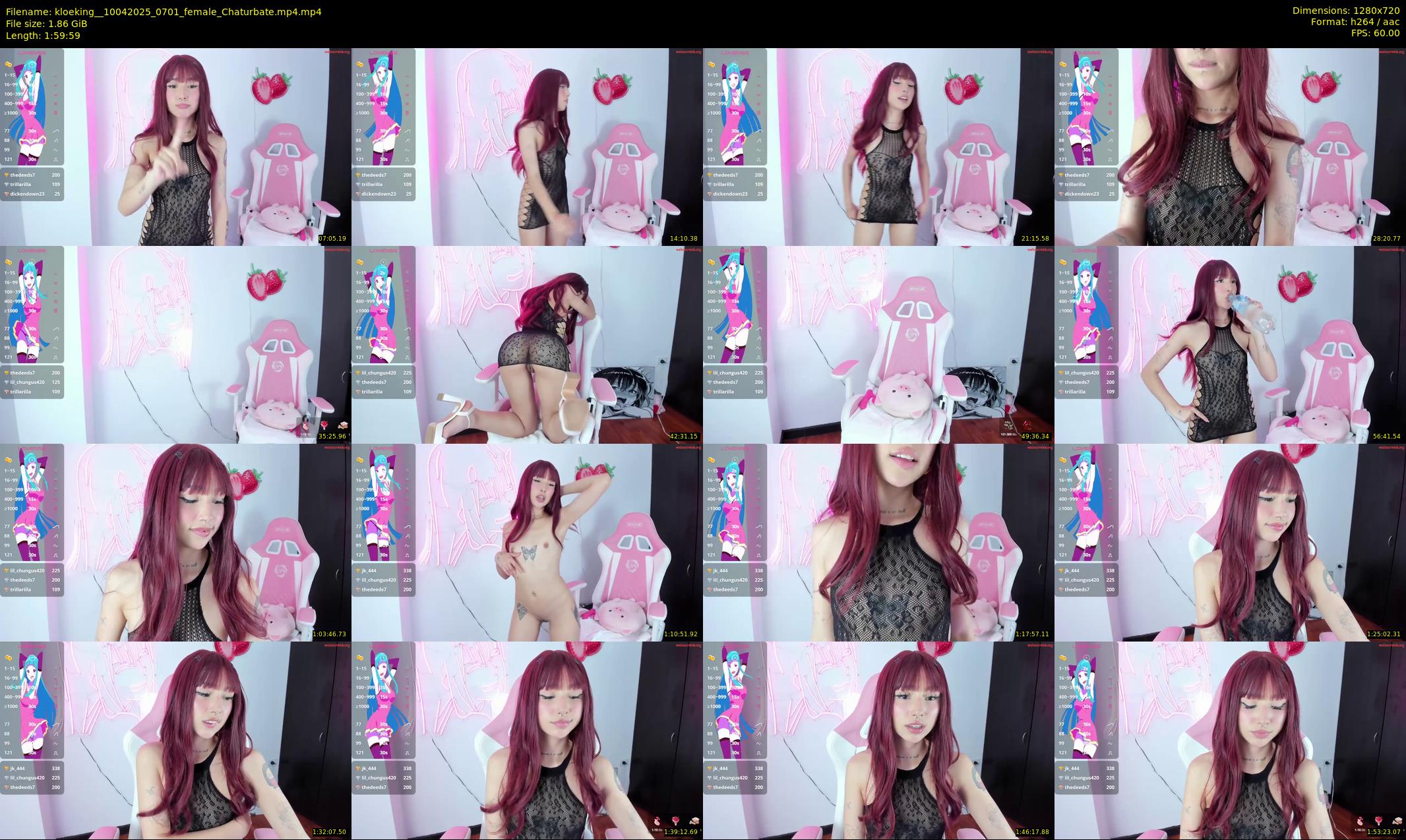 kloeking_ — 120 minute Chaturbate female cam show recording, 720p, Apr 10, 2025