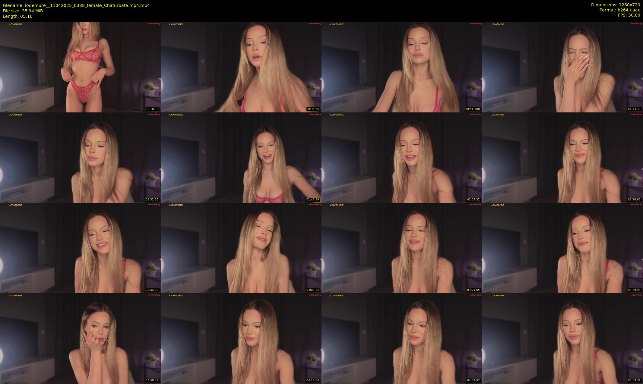 lodemure_ — 6 minute Chaturbate female cam show recording, 720p, Apr 11, 2025