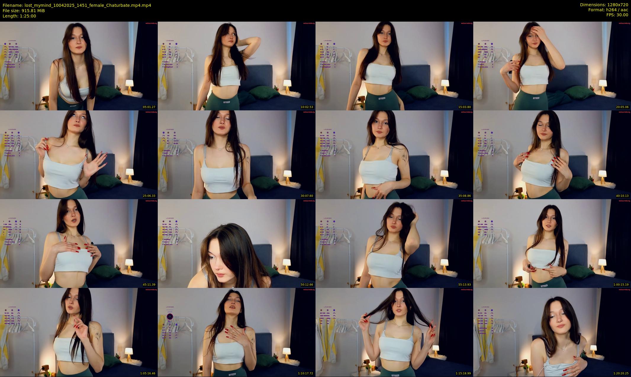 lost_mymind — 85 minute Chaturbate female cam show recording, 720p, Apr 10, 2025