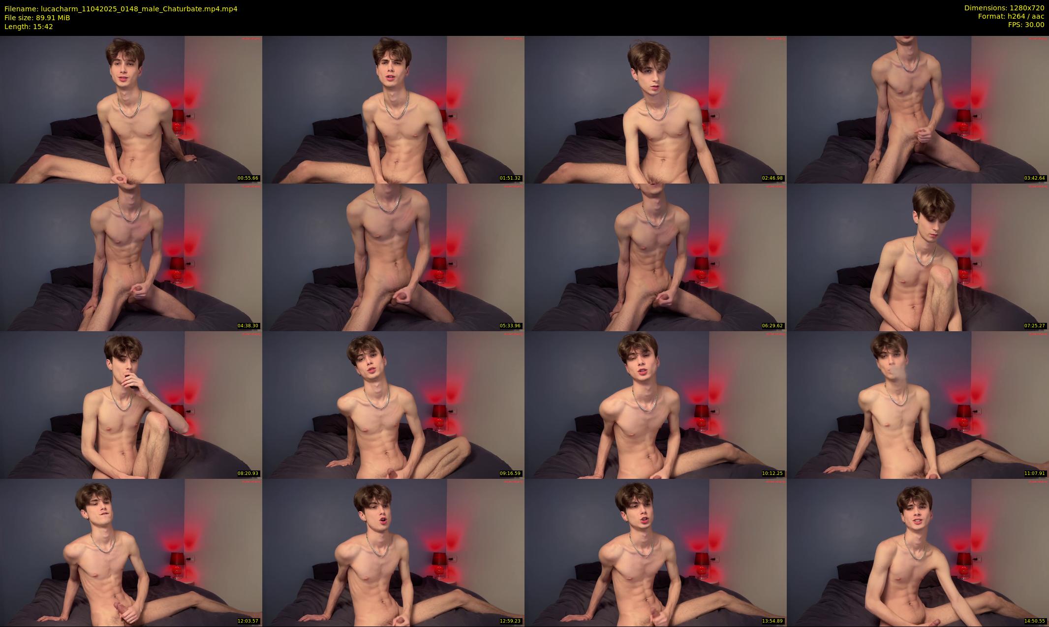 lucacharm — 16 minute Chaturbate male cam show recording, 720p, Apr 11, 2025