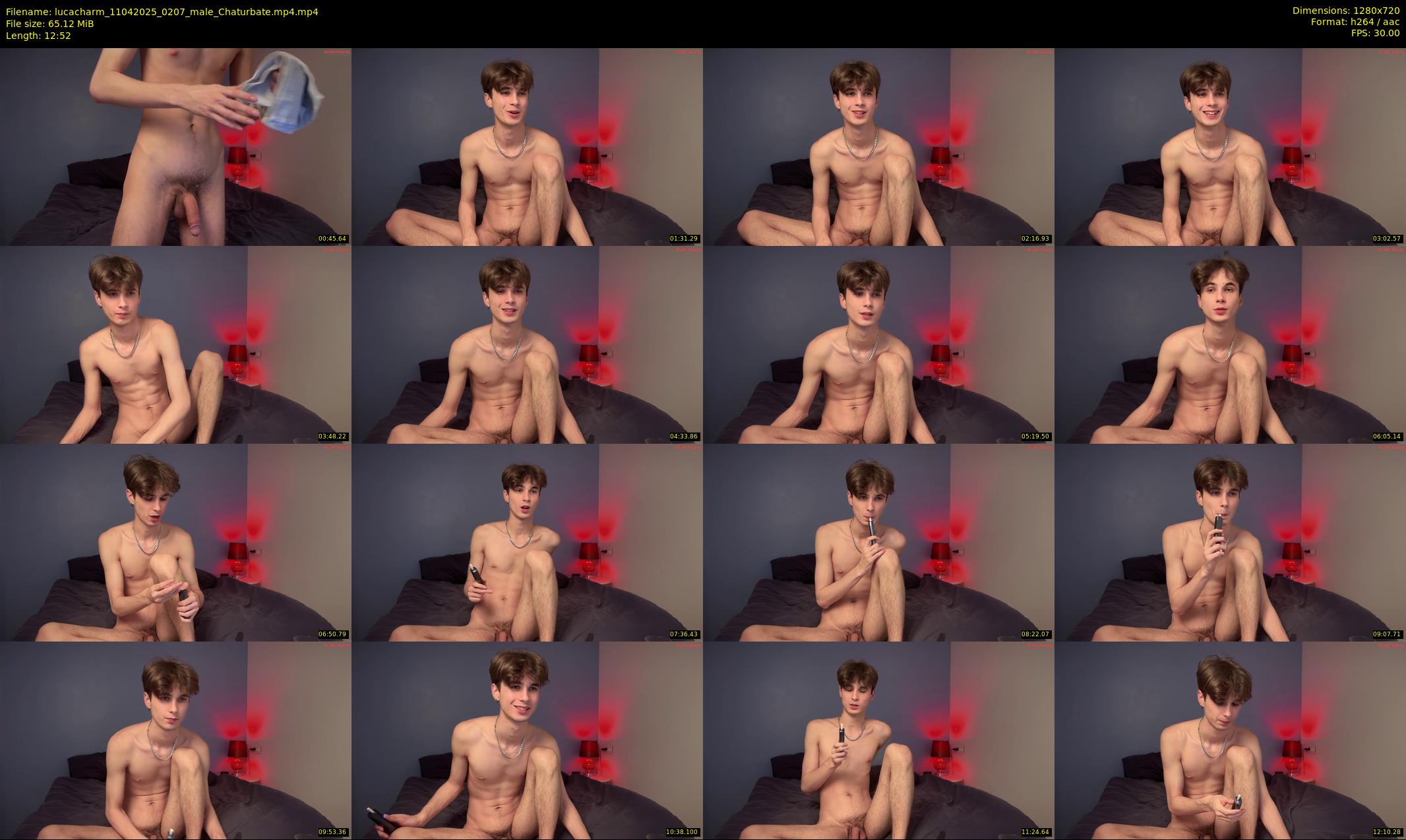lucacharm — 13 minute Chaturbate male cam show recording, 720p, Apr 11, 2025