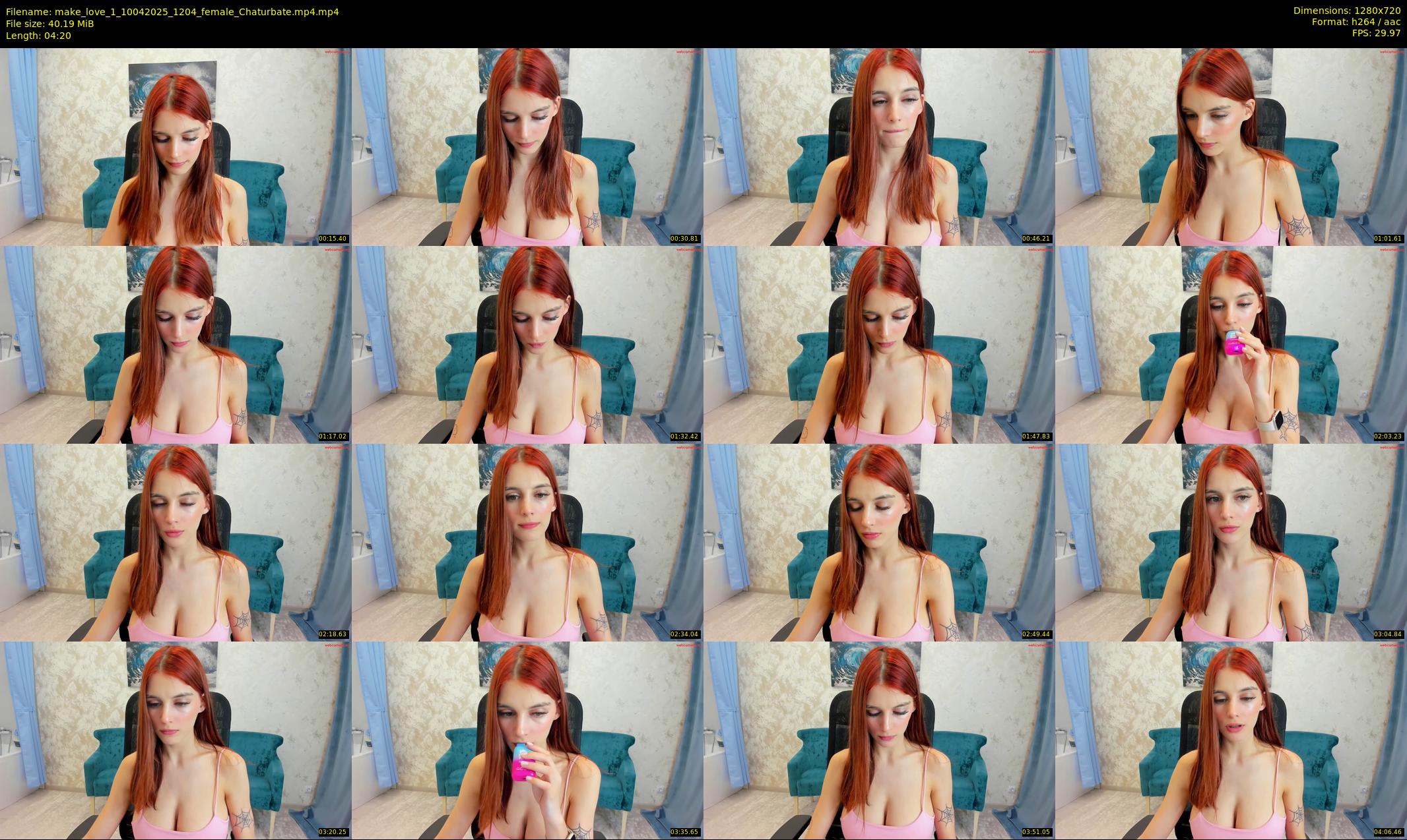 make_love_1 — 5 minute Chaturbate female cam show recording, 720p, Apr 10, 2025