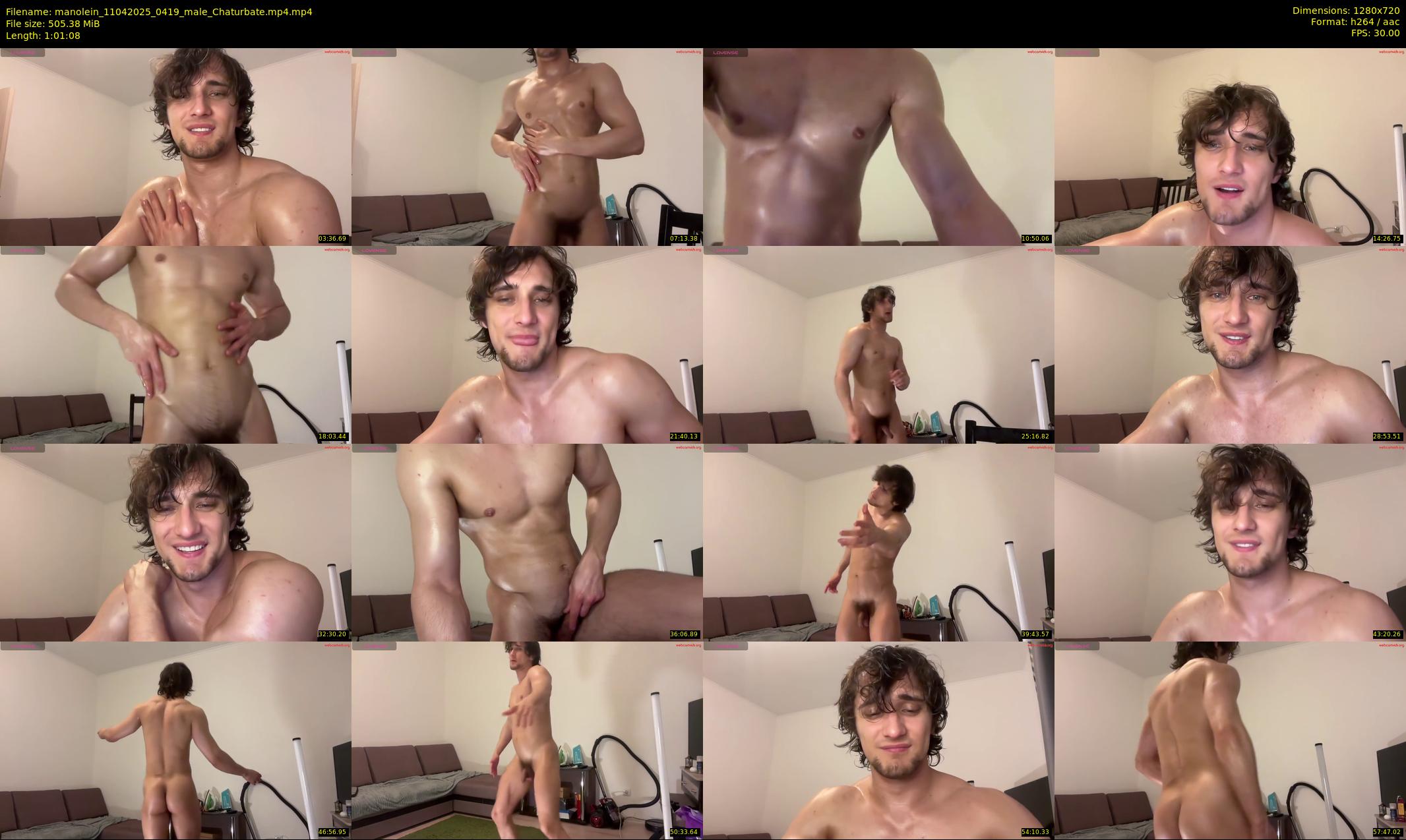 manolein — 62 minute Chaturbate male cam show recording, 720p, Apr 11, 2025