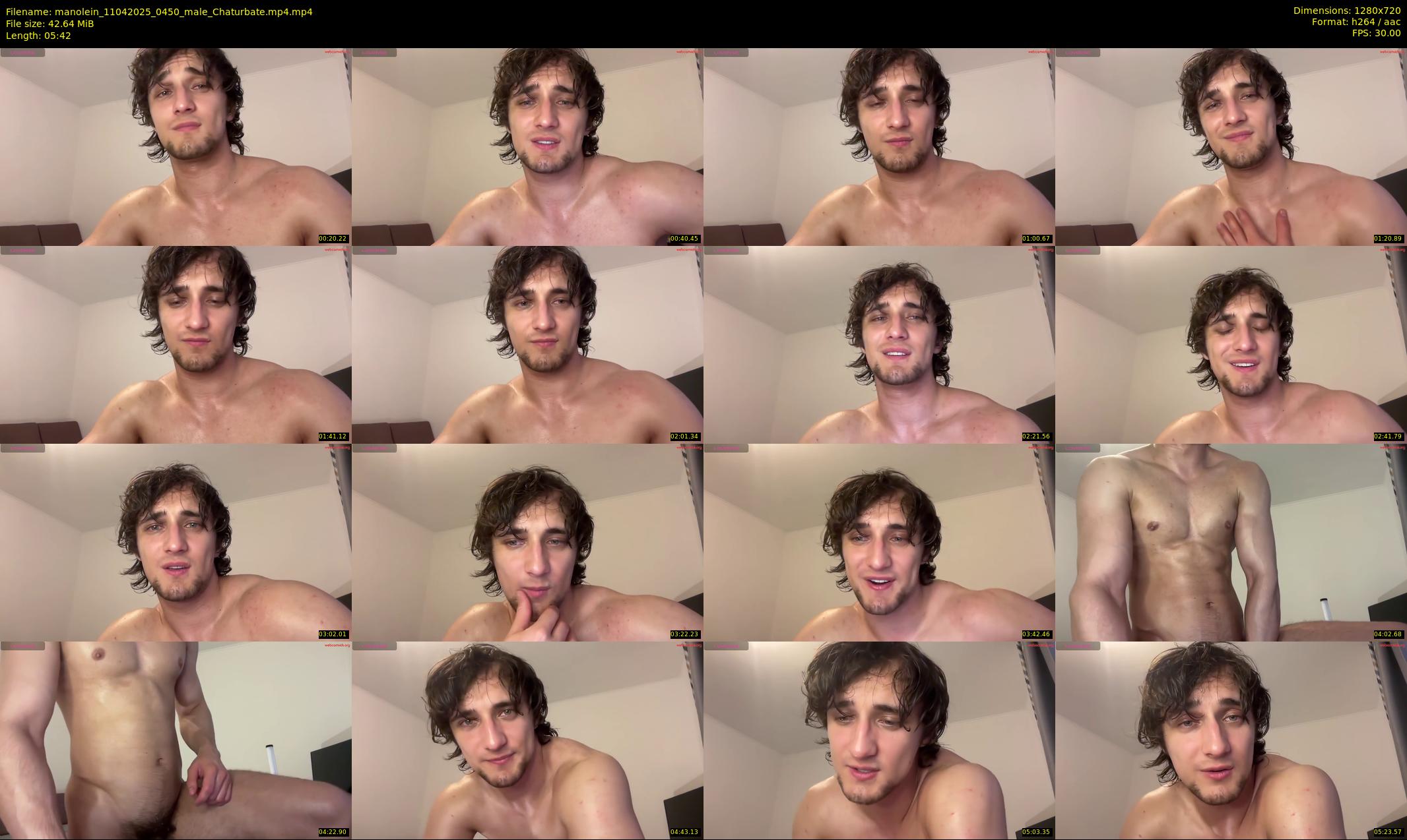 manolein — 6 minute Chaturbate male cam show recording, 720p, Apr 11, 2025