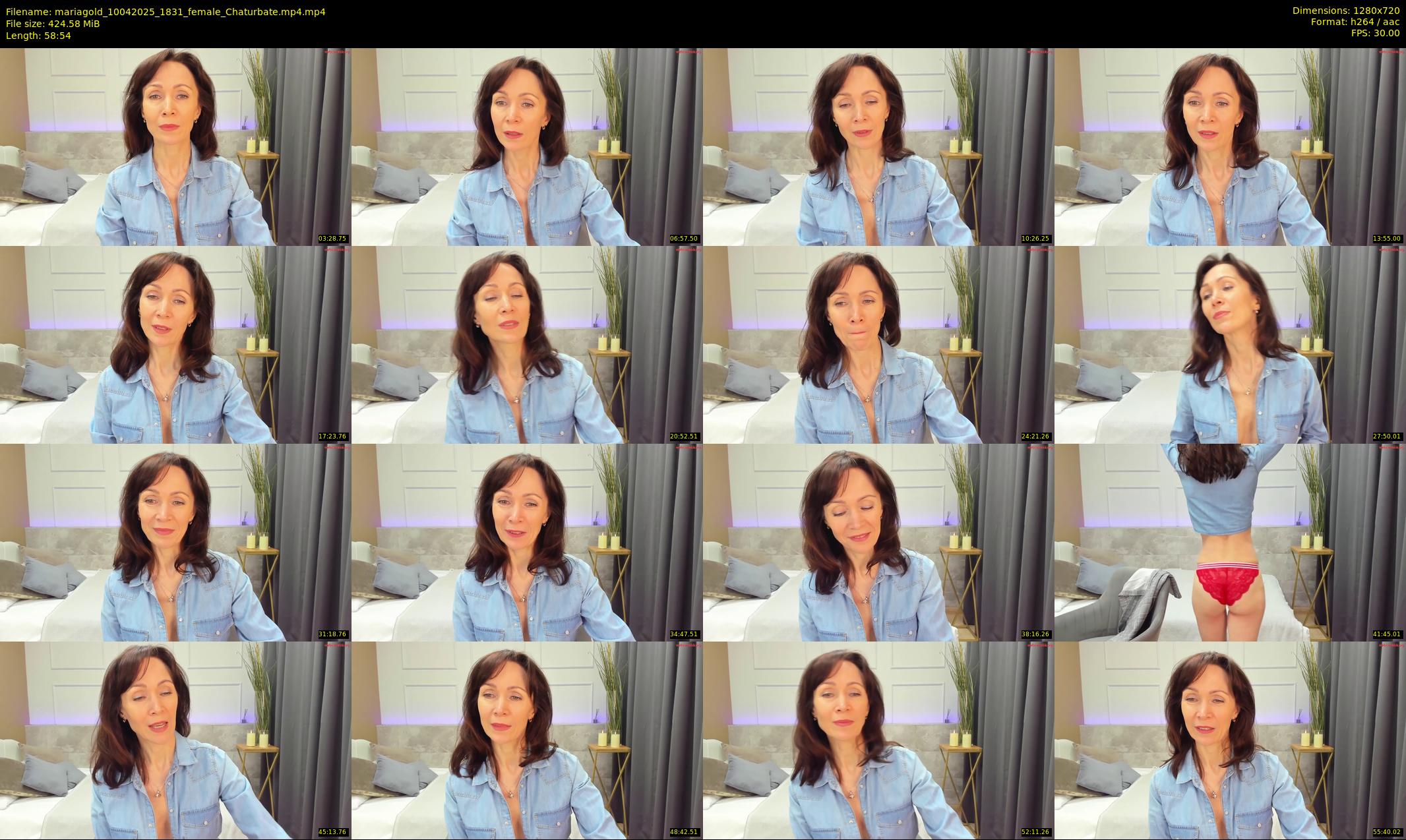mariagold — 59 minute Chaturbate female cam show recording, 720p, Apr 10, 2025