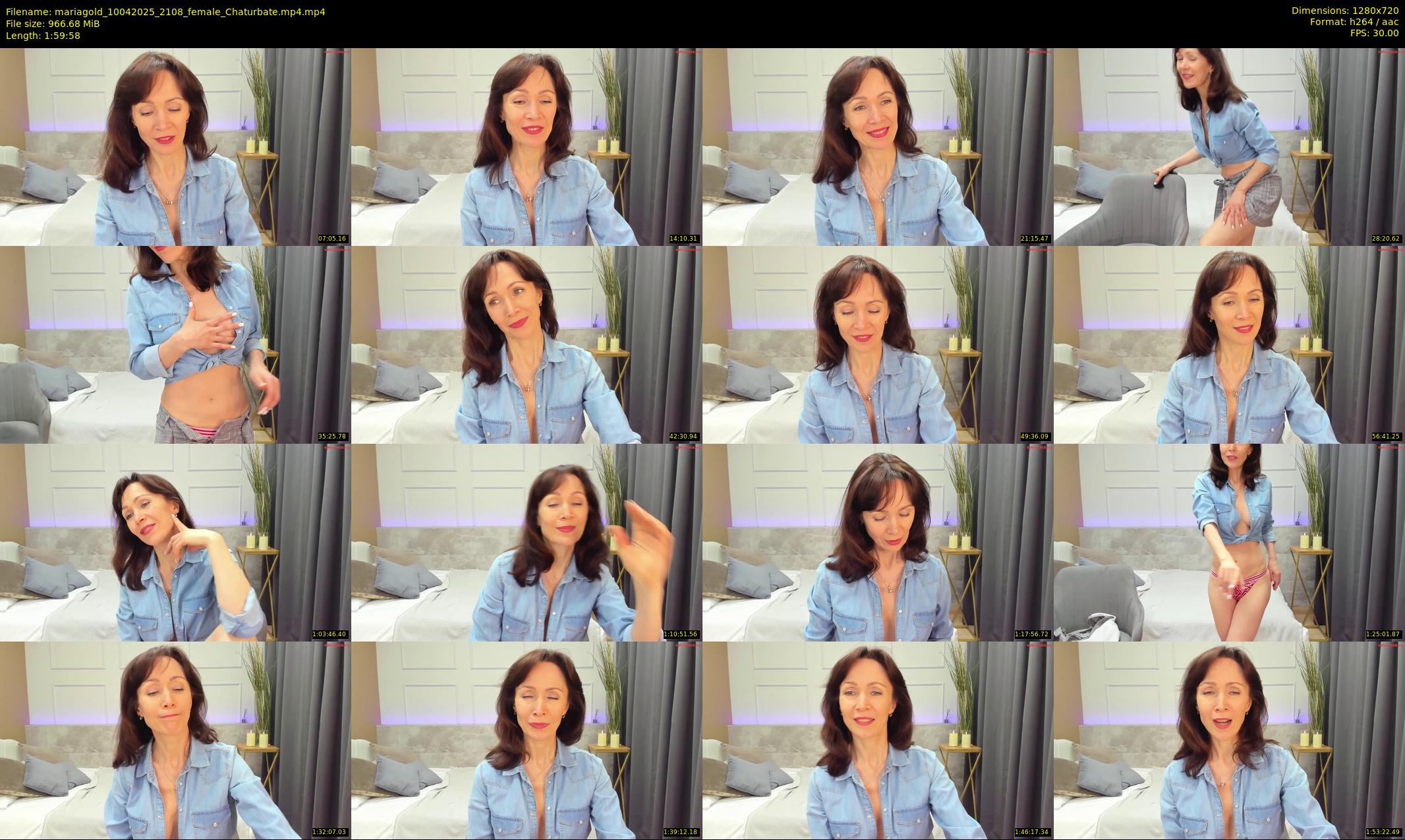mariagold — 120 minute Chaturbate female cam show recording, 720p, Apr 10, 2025