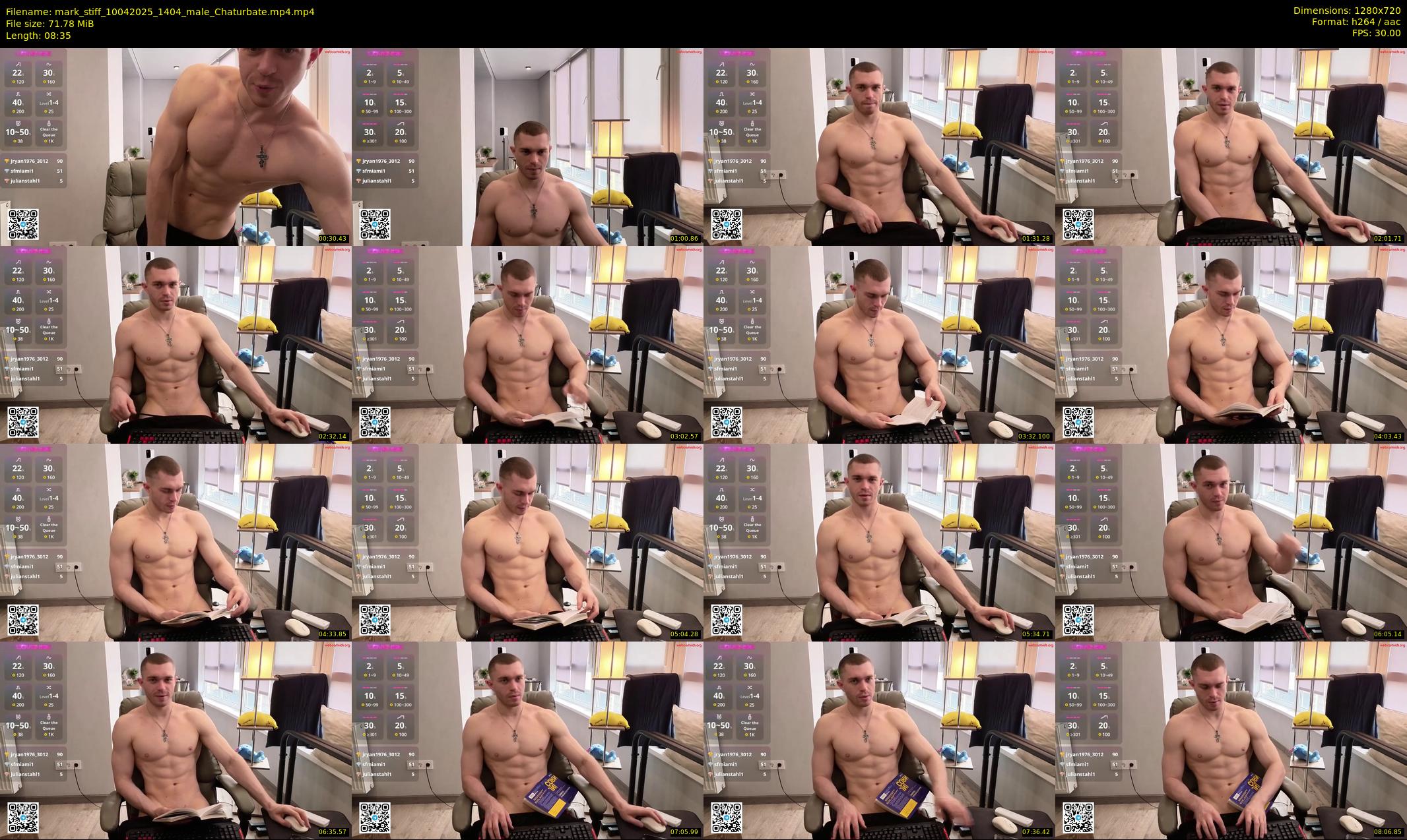 mark_stiff — 9 minute Chaturbate male cam show recording, 720p, Apr 10, 2025