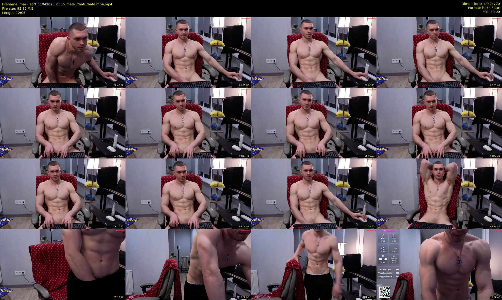 mark_stiff — 13 minute Chaturbate male cam show recording, 720p, Apr 11, 2025