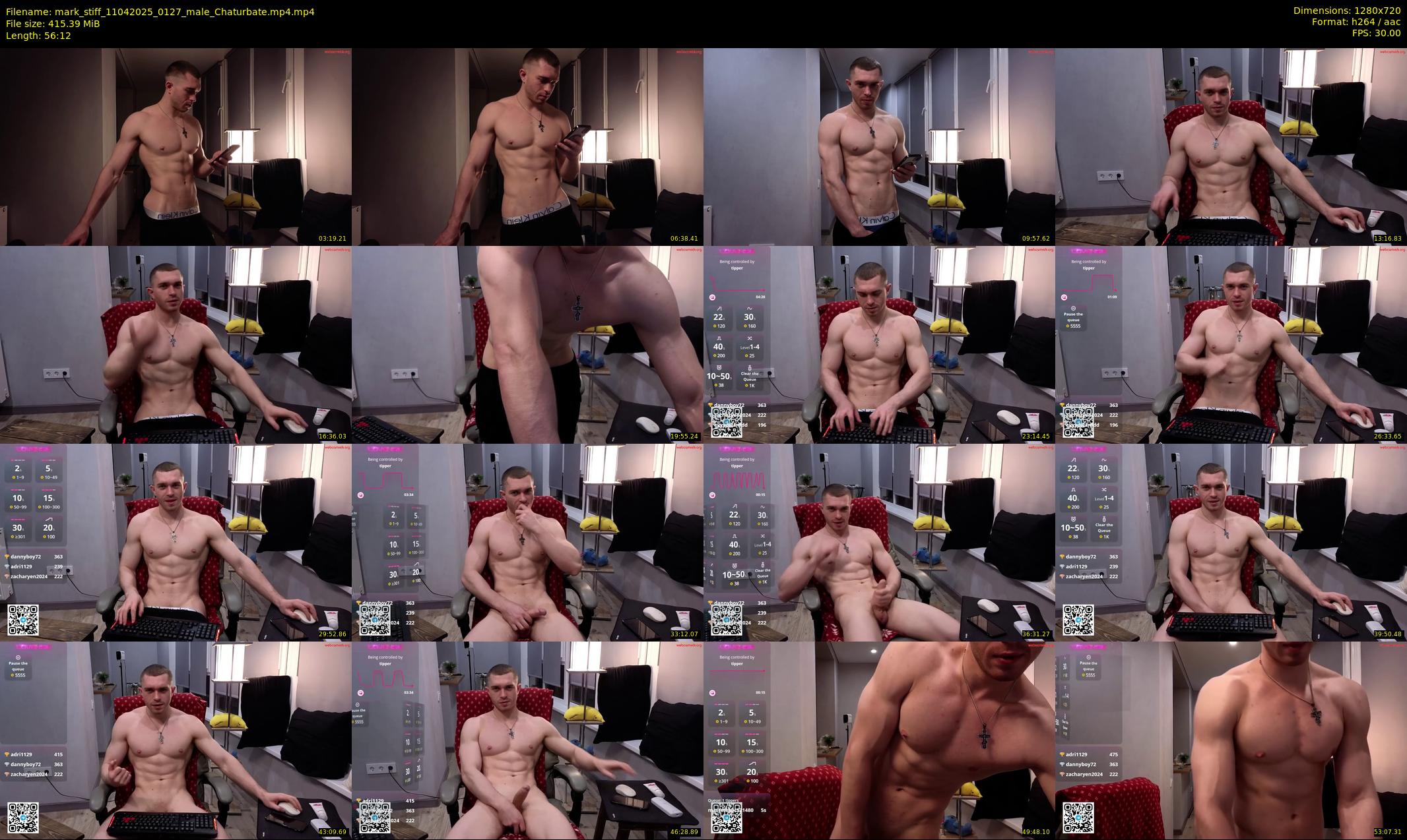 mark_stiff — 57 minute Chaturbate male cam show recording, 720p, Apr 11, 2025