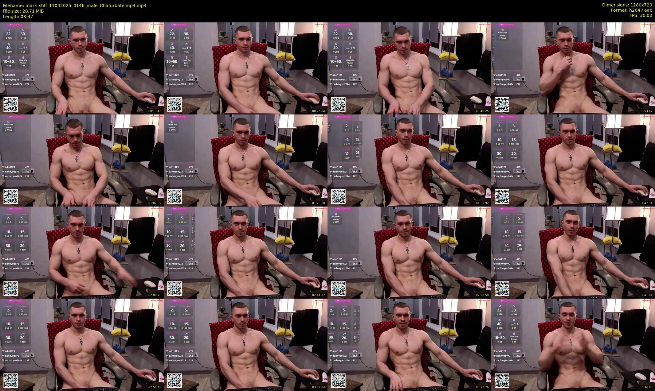 mark_stiff — 4 minute Chaturbate male cam show recording, 720p, Apr 11, 2025