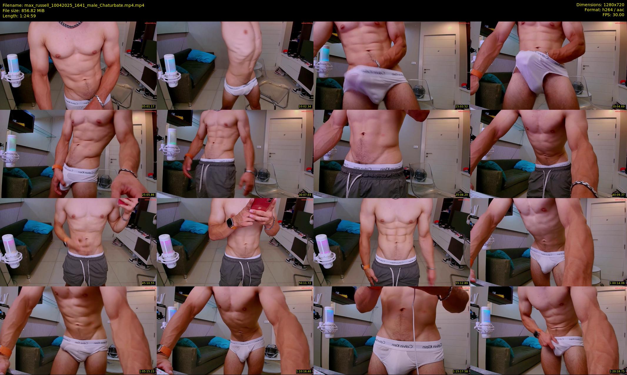 max_russell — 85 minute Chaturbate male cam show recording, 720p, Apr 10, 2025