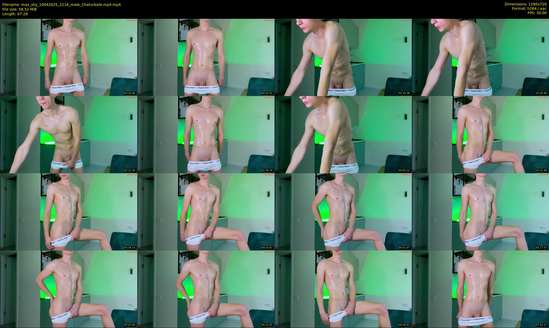 max_shy — 8 minute Chaturbate male cam show recording, 720p, Apr 10, 2025