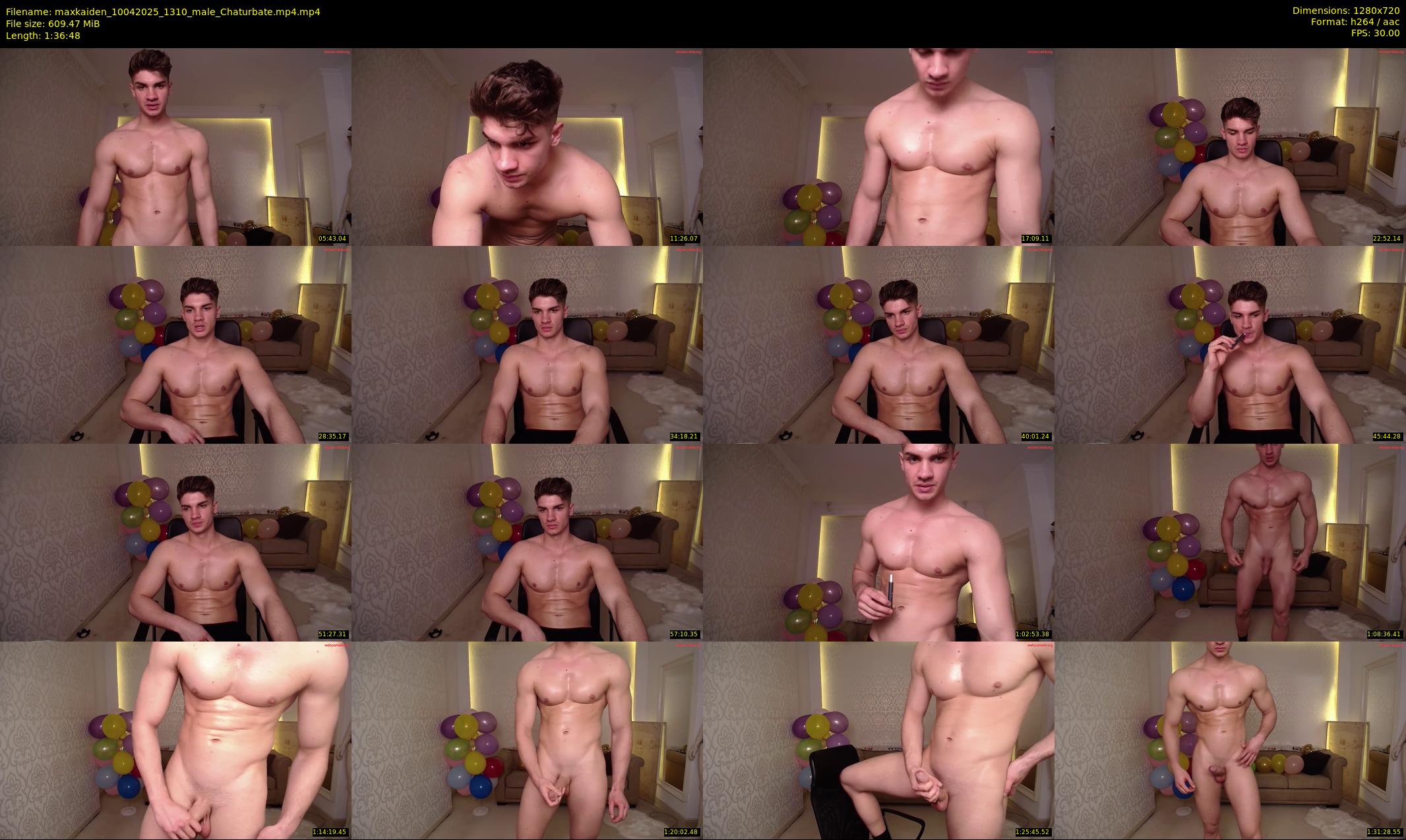 maxkaiden — 97 minute Chaturbate male cam show recording, 720p, Apr 10, 2025