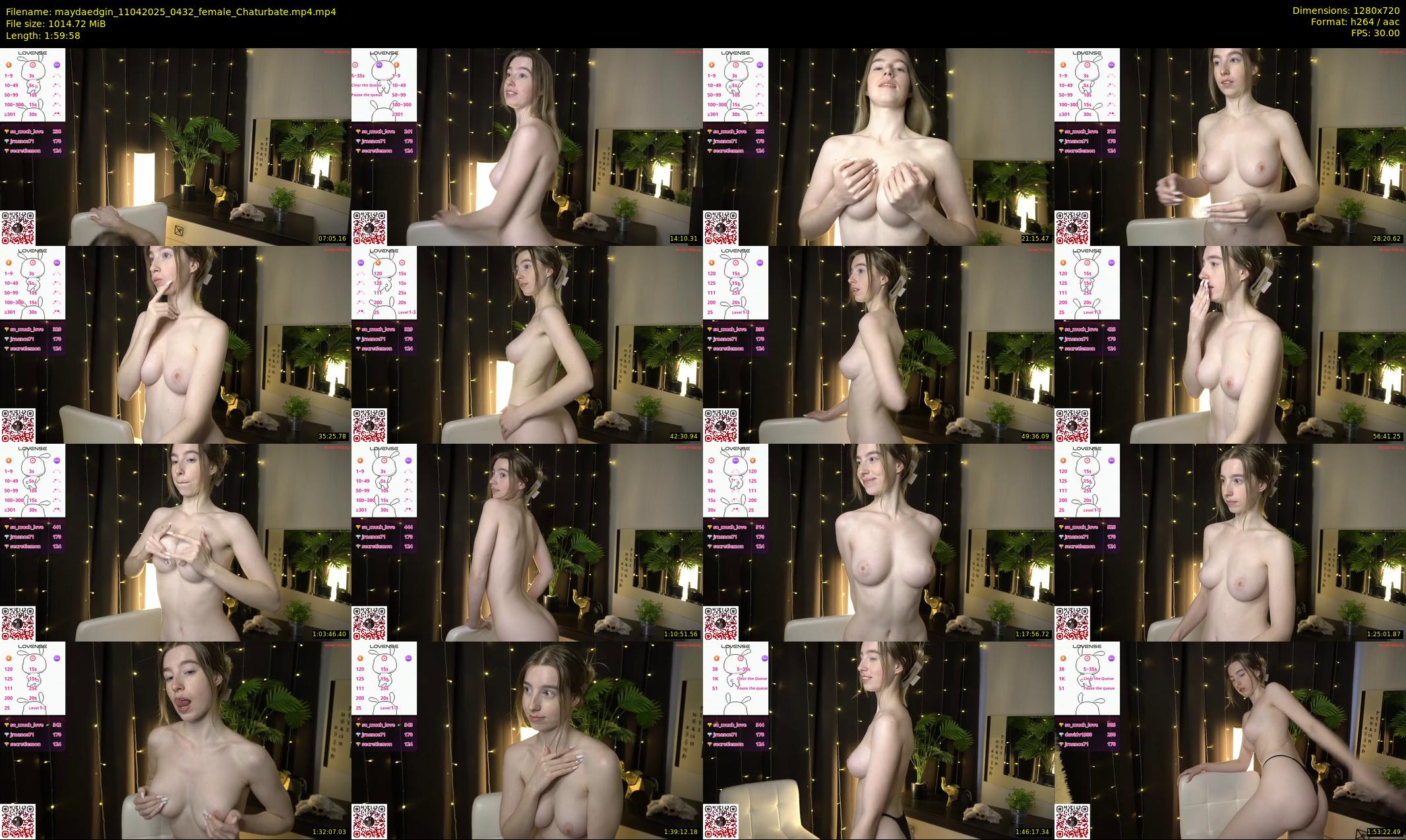 maydaedgin — 120 minute Chaturbate female cam show recording, 720p, Apr 11, 2025