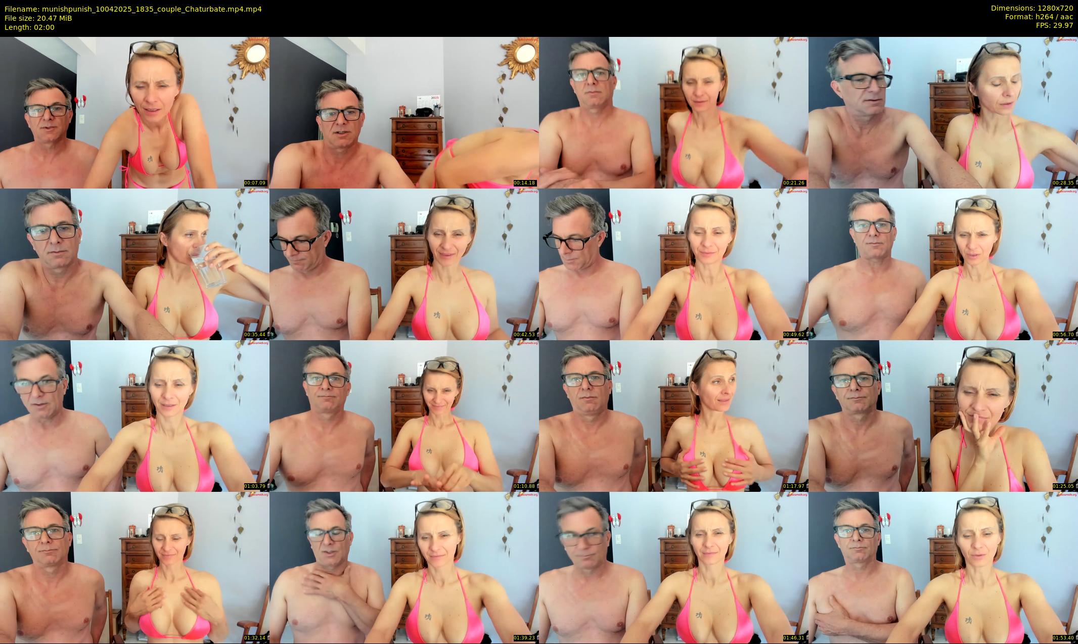 munishpunish — 2 minute Chaturbate couple cam show recording, 720p, Apr 10, 2025