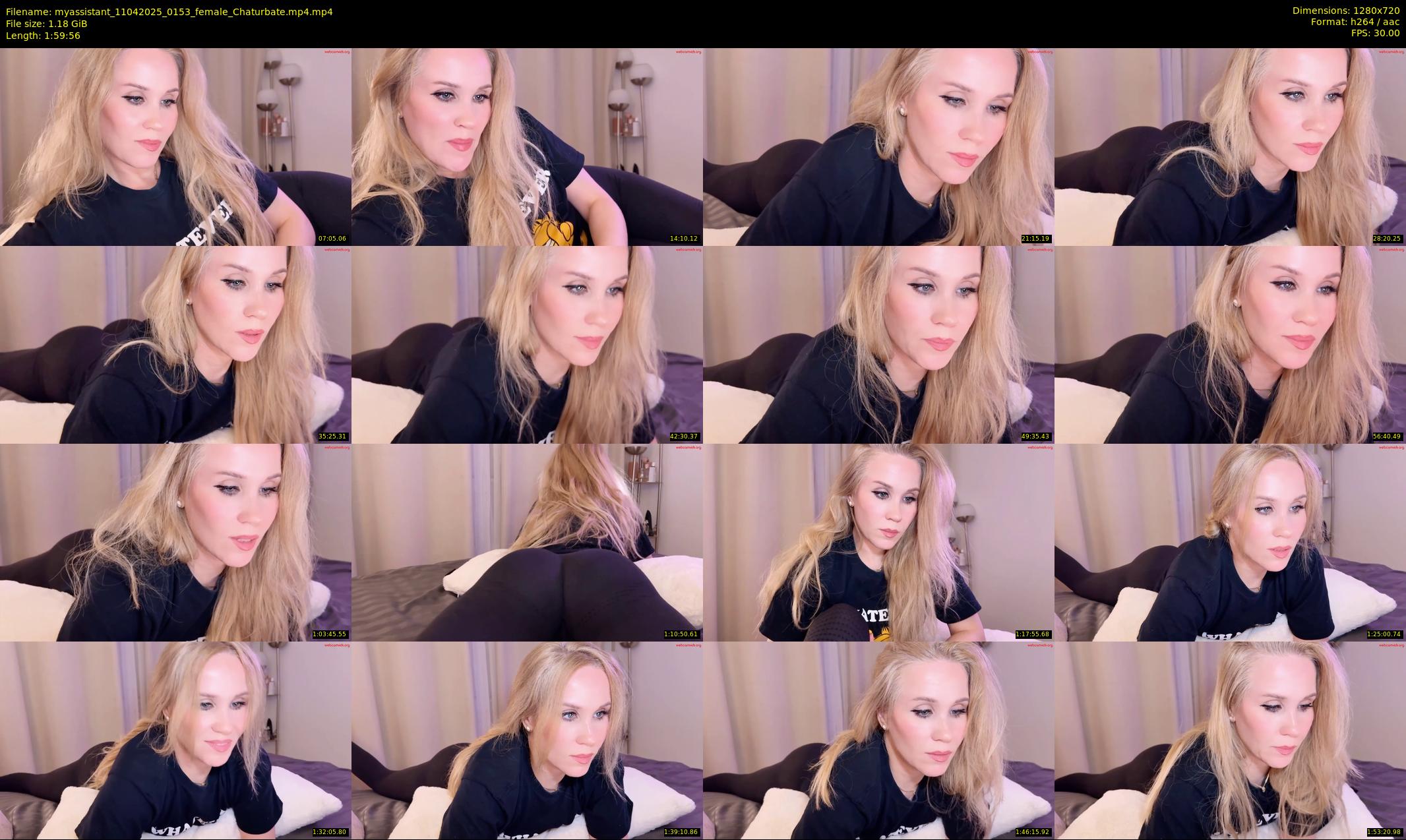 myassistant — 120 minute Chaturbate female cam show recording, 720p, Apr 11, 2025
