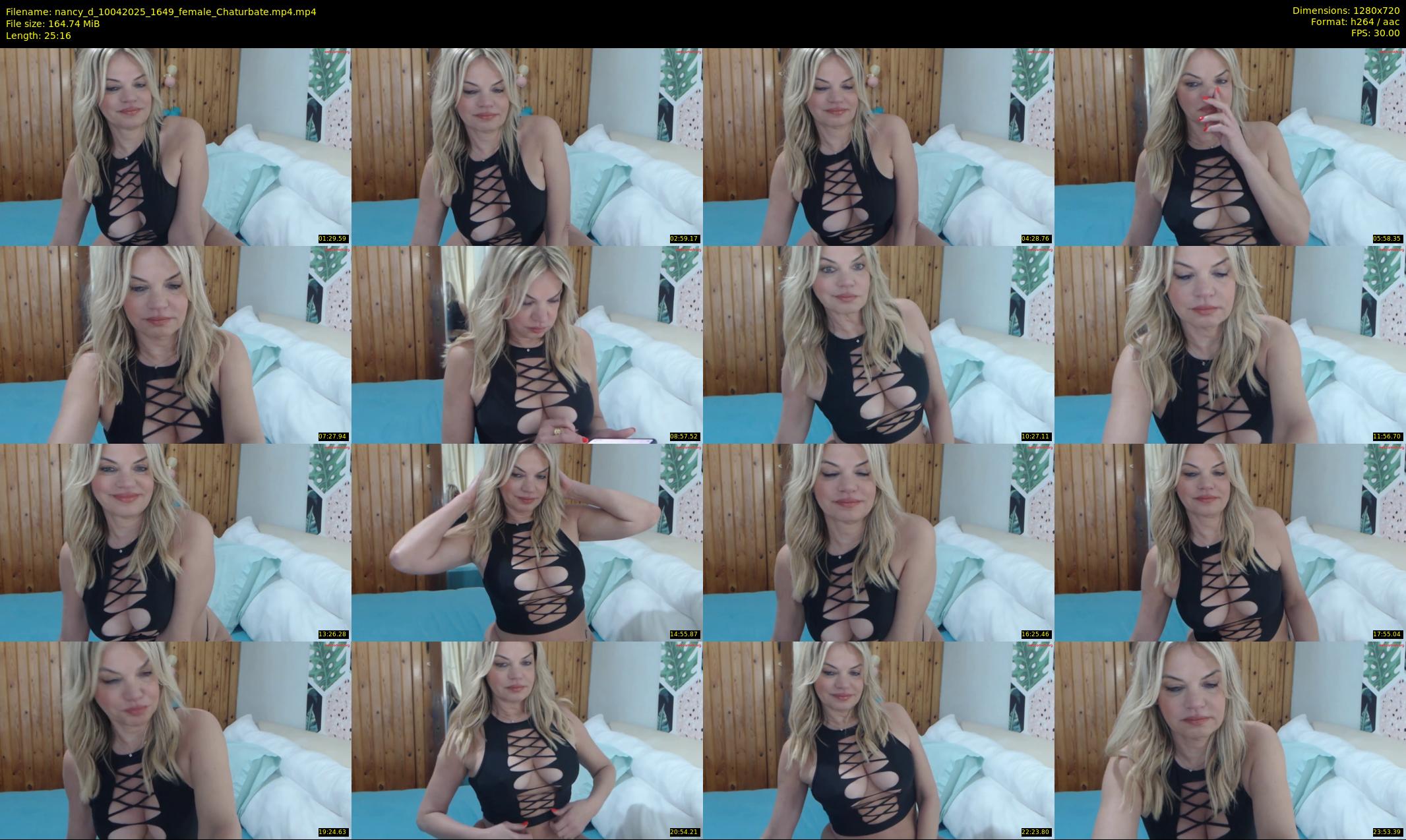 nancy_d — 26 minute Chaturbate female cam show recording, 720p, Apr 10, 2025